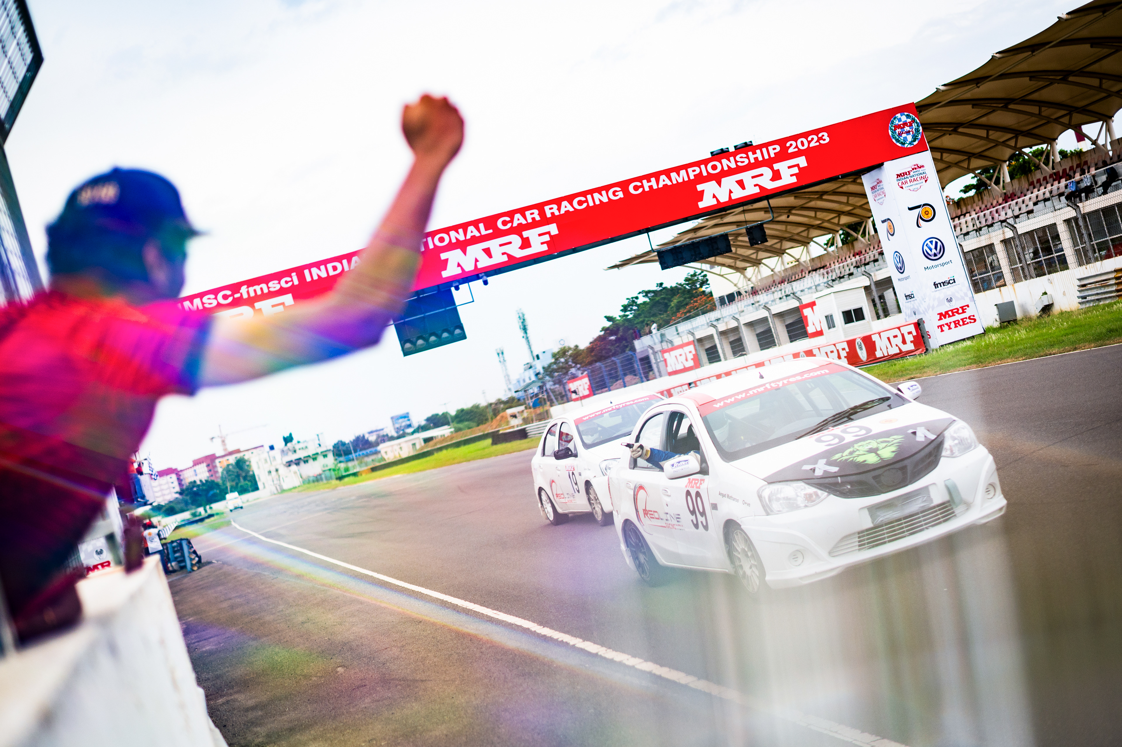 Angad's first win of the season.