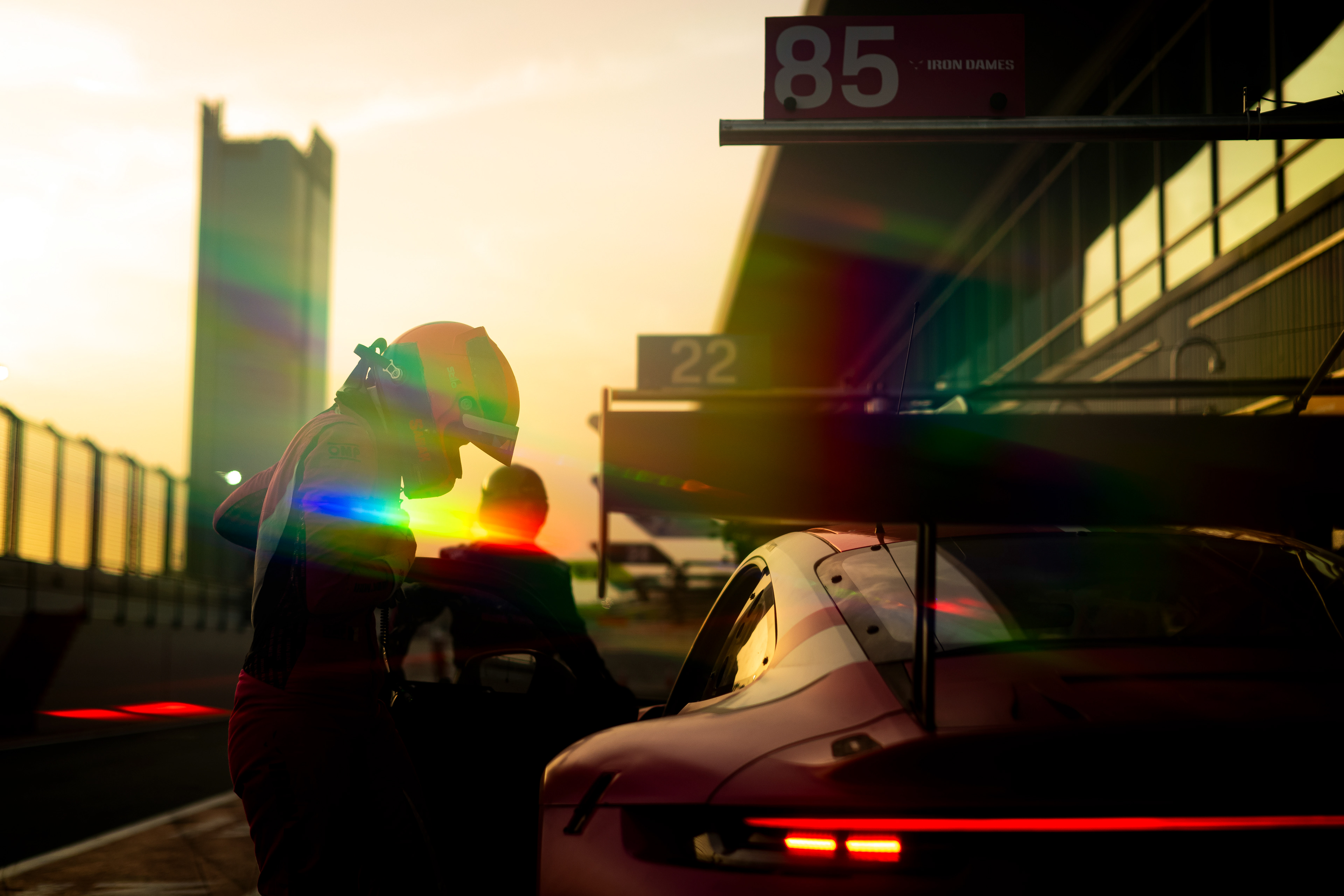 #85 Iron Dames Porsche 911 GT3 R: Celia Martin, Sarah Bovy, Michelle Gatting © 2024-2025 Shameem Fahath