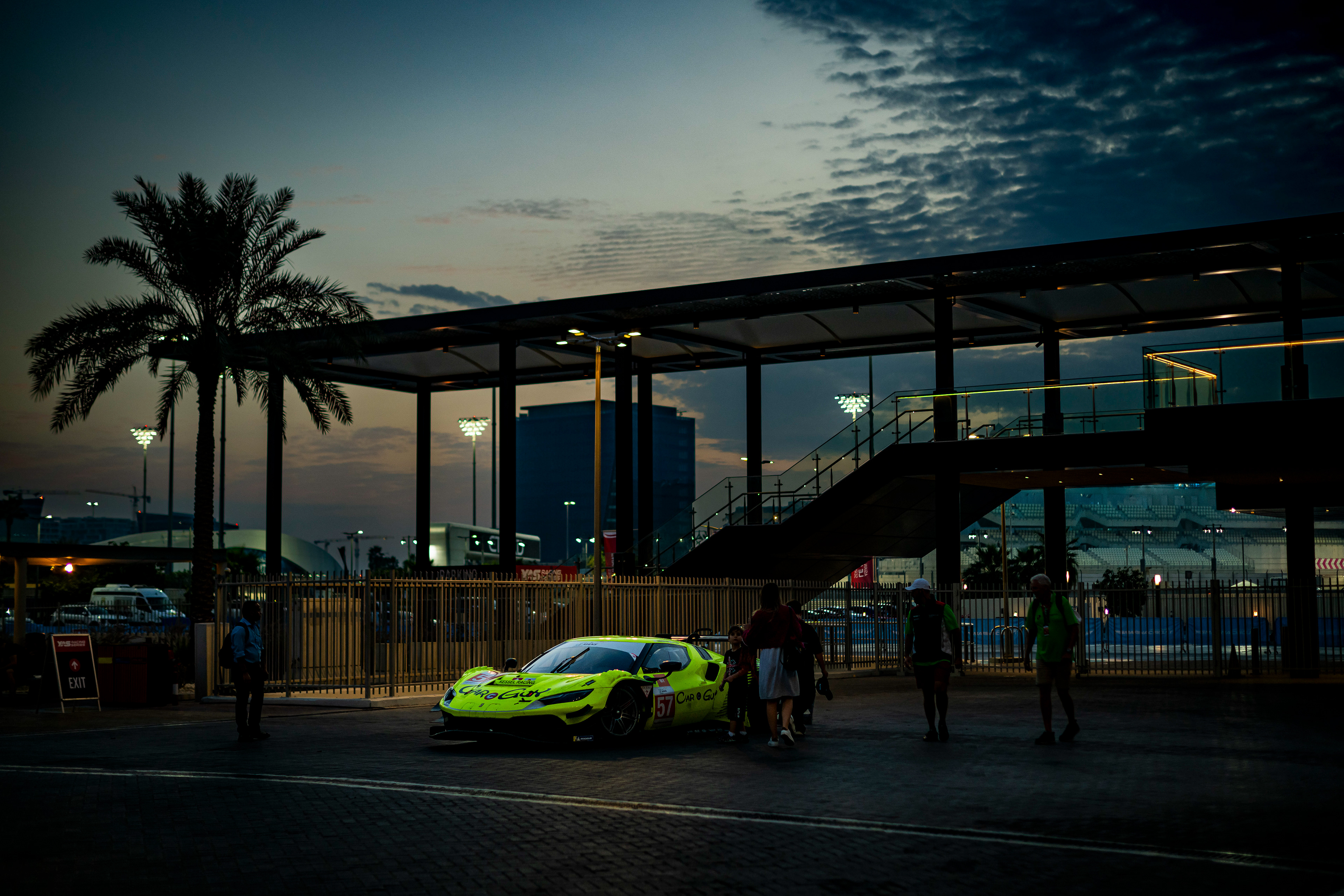 #57 Car Guy Ferrari 296 GT3: Takeshi Kimura, Casper Stevenson, Daniel Serra © 2024-2025 Shameem Fahath
