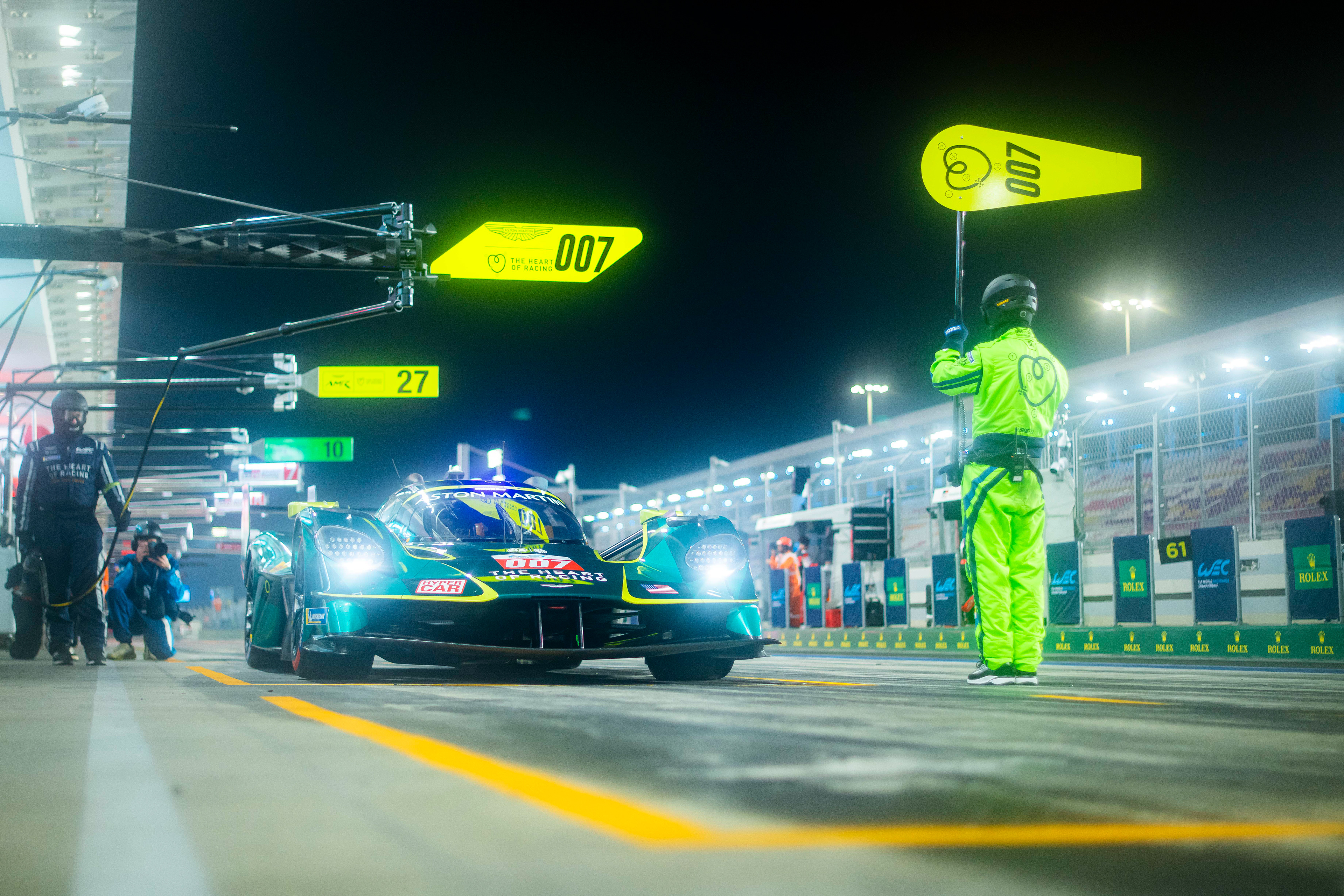 #7 Aston Martin Thor Team Aston Martin Valkyrie: Harry Tincknell, Tom Gamble, Ross Gunn © 2024-2025 Shameem Fahath