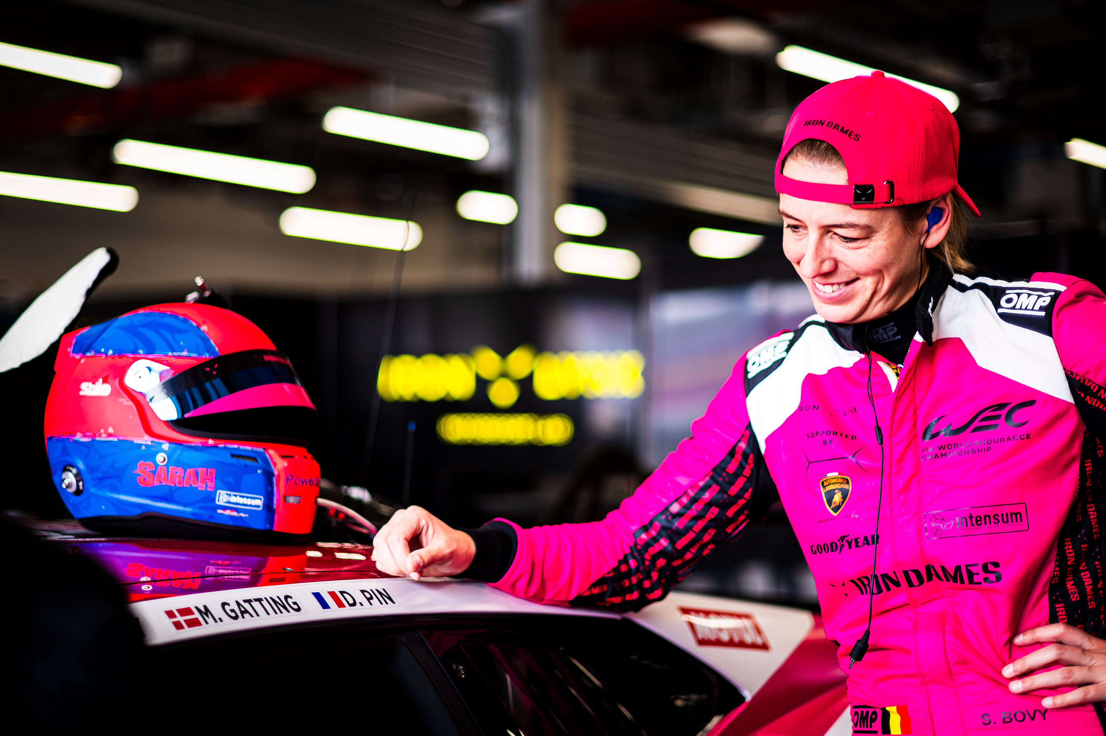 #85 IRON DAMES ITA G Lamborghini Huracan LMGT3 Evo2 of Sarah Bovy