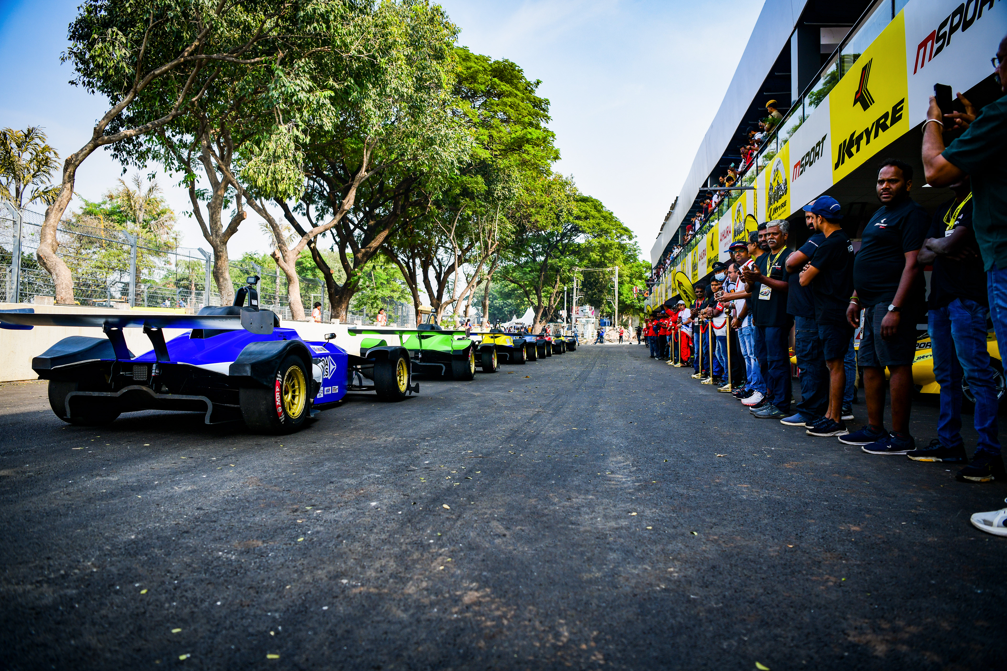 Pit Exit - Hyderabad Street Circuit