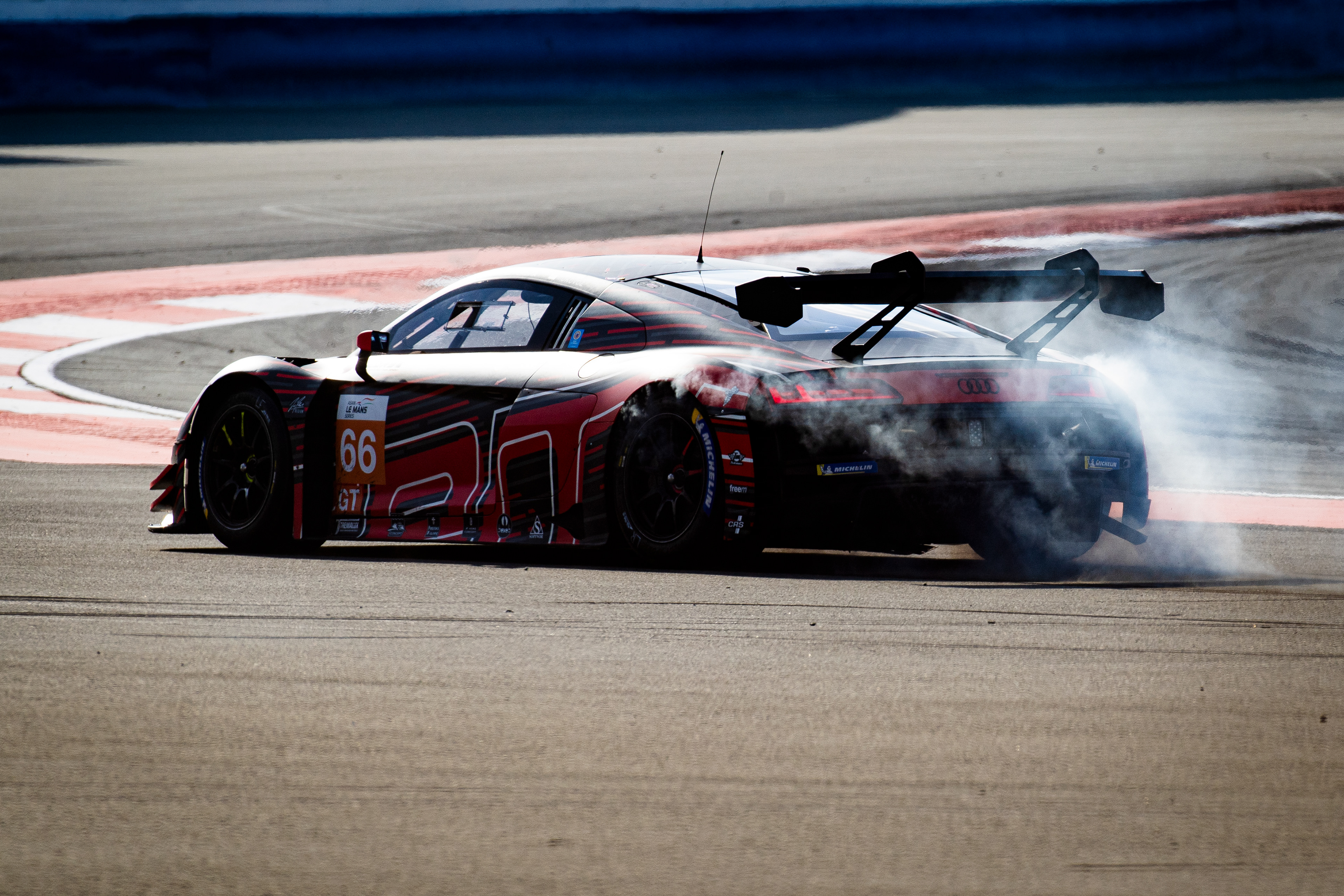 #66 ATTEMPTO RACING Audi R8 LMS GT3 EVO 2 of Dylan Pereira, Alex Aka, Andrey Mukovoz