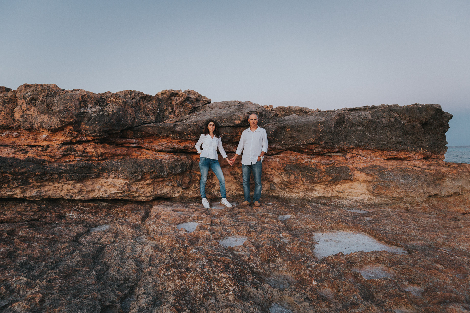 Paar am Meer in Mallorca