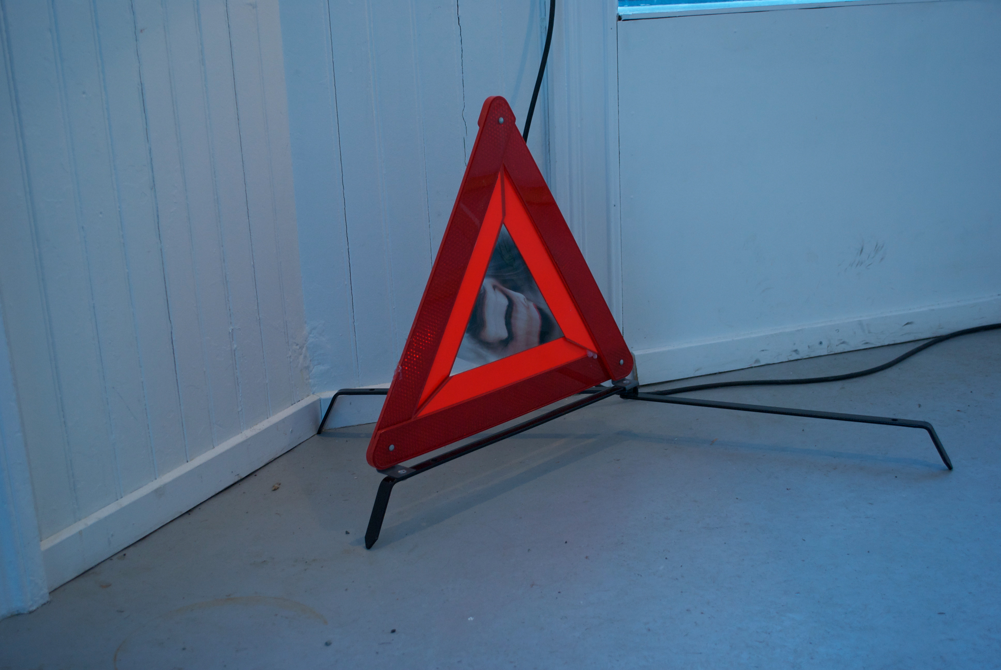 "Selvportrett" found objects and photograph