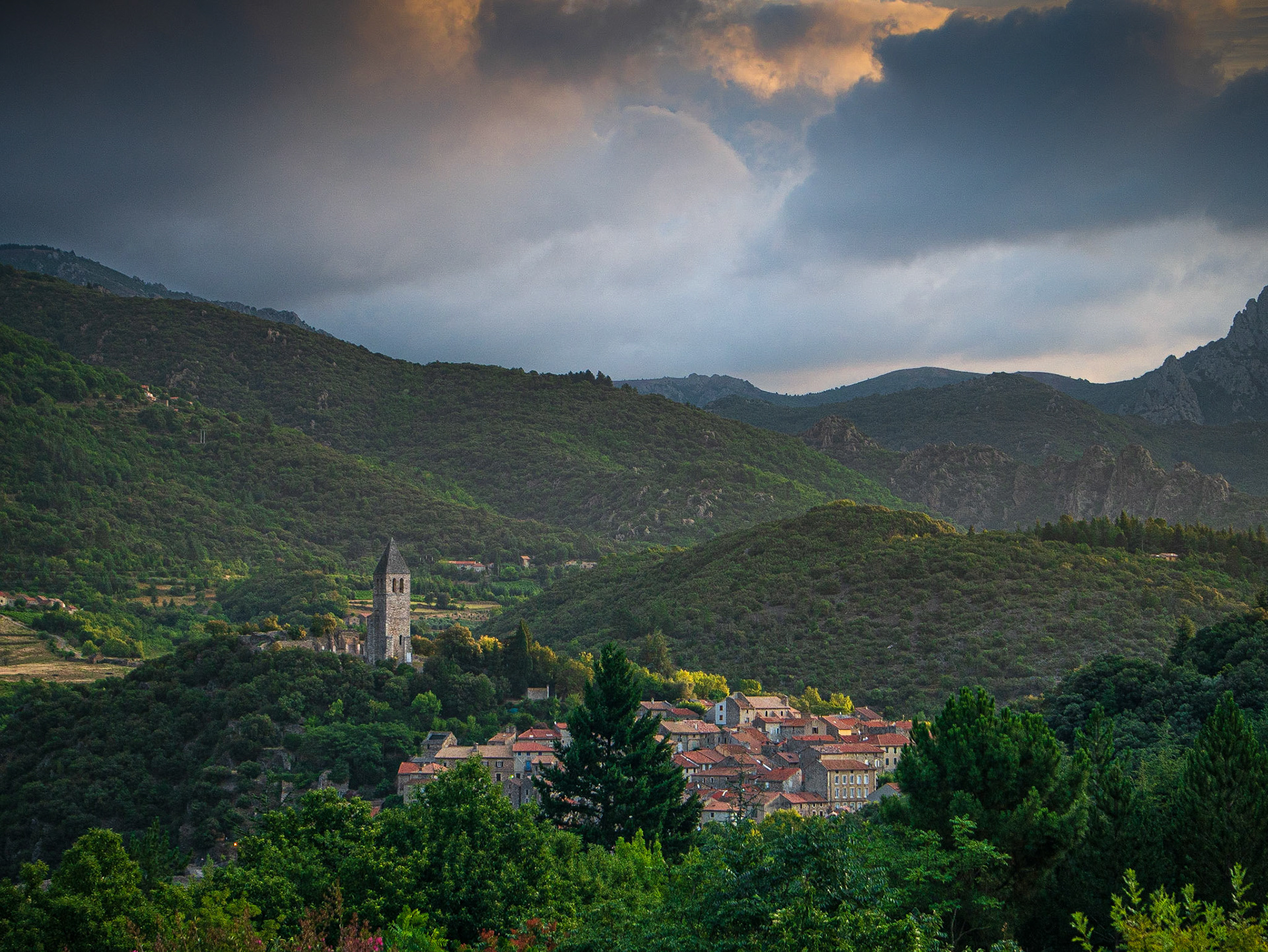 Olargues, France