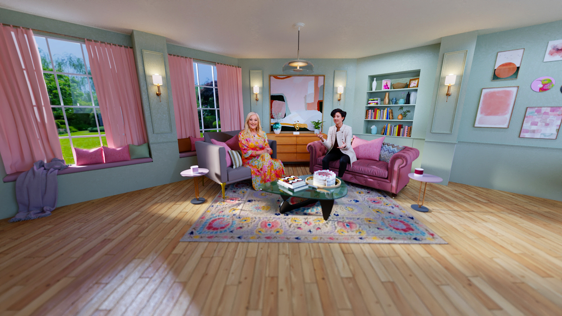 Vanessa. Visual created in Sketchup and rendered with V-Ray. Designer, Sarah Milton