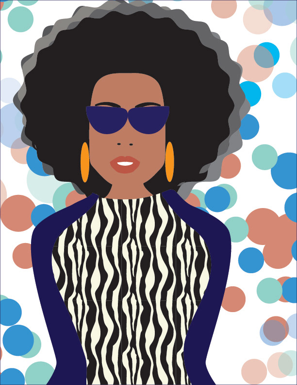 Working with patterns and portraits is so fun. It's usually the first project I encourage my student teams to do because it allows us to touch so many tools.