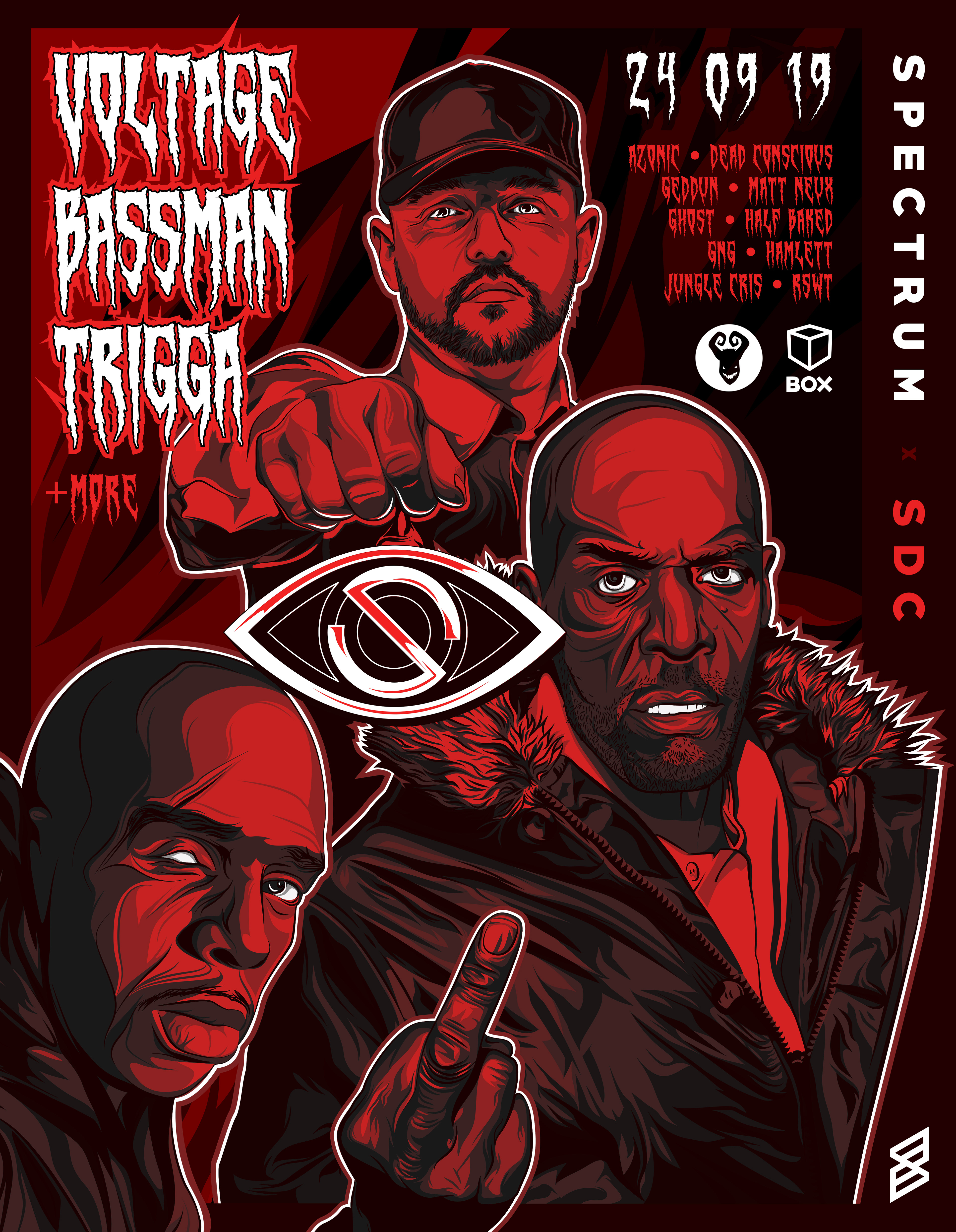 Spectrum: SDC (Voltage, Bassman & Trigga) Sept 2019