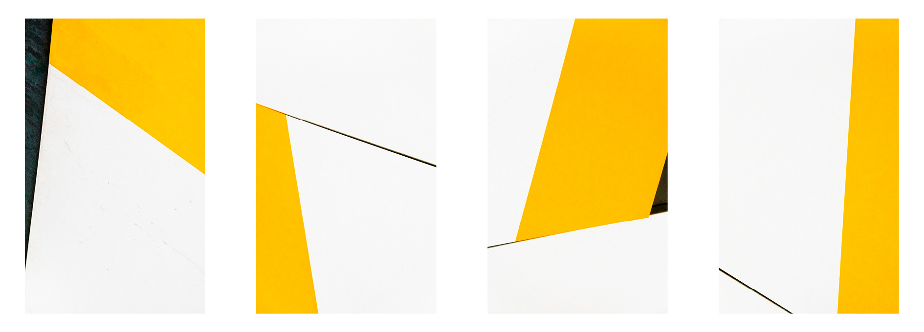 Composition Jaune et Blanche - Série Compositons et figures