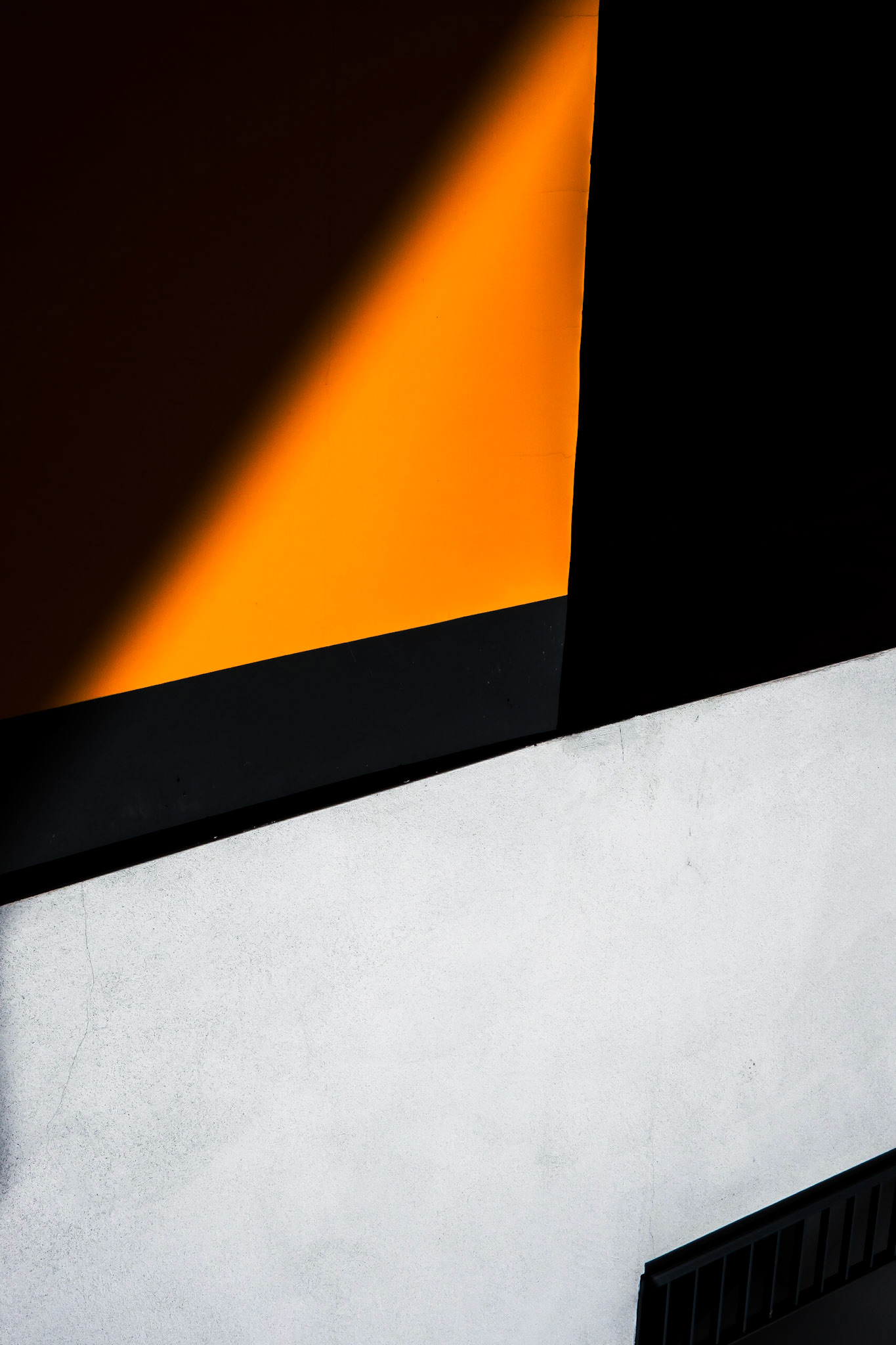 Composition Bleue, Orange et Noire