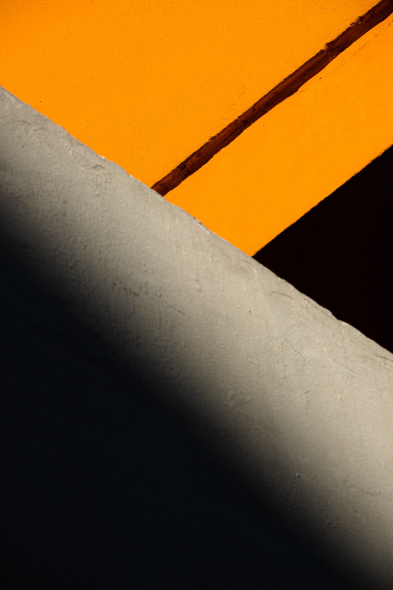Composition Orange et Noire