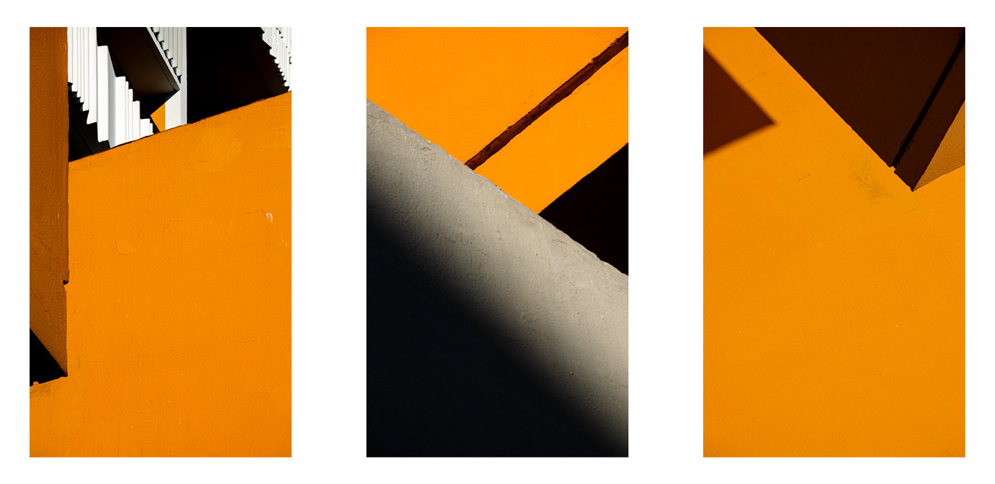 Composition Orange et Noire - Série Compositions et figures