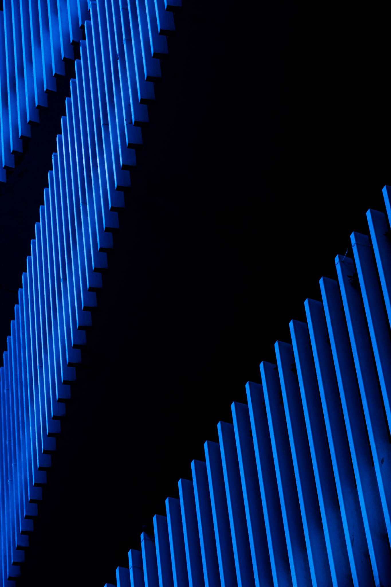 Composition Bleue, Orange et Noire