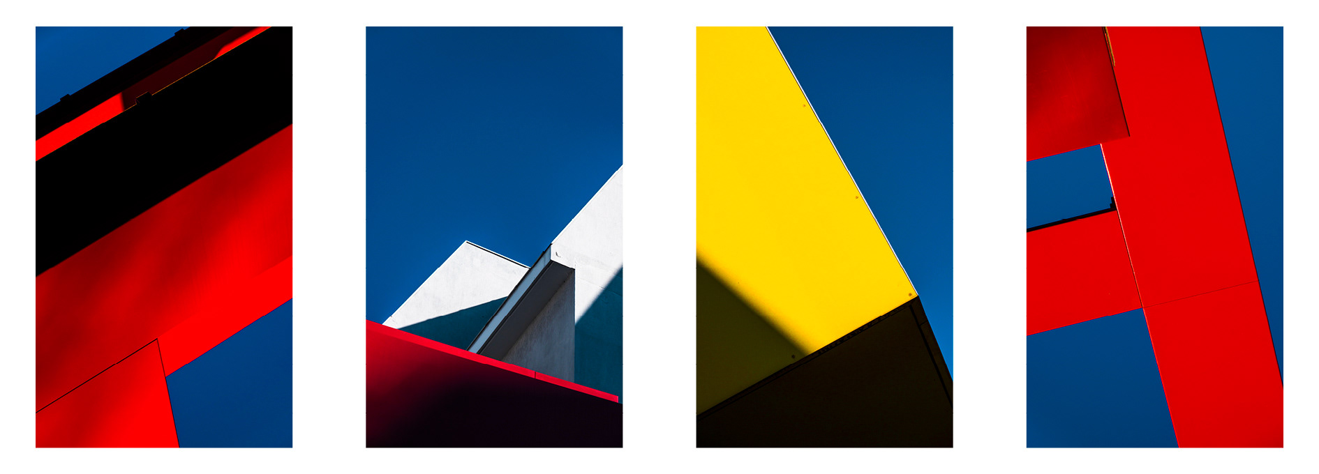 Composition Bleue, Rouge et Jaune - Série Compositions et figures