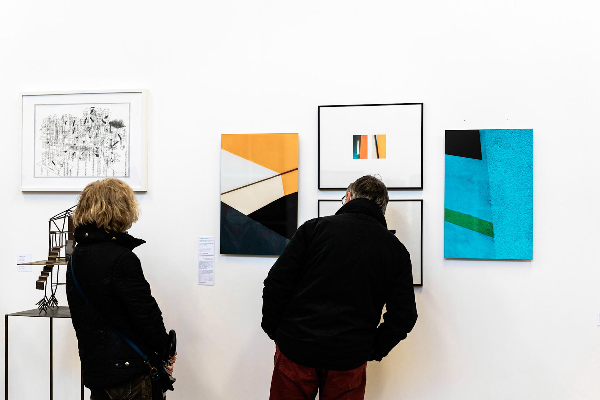 Compositions et figures, Exposition collective Grand Angle, au Centre d'art contemporain de la Chapelle-Clairefontaine à Clairefontaine-en-Yvelines, Mars 2022