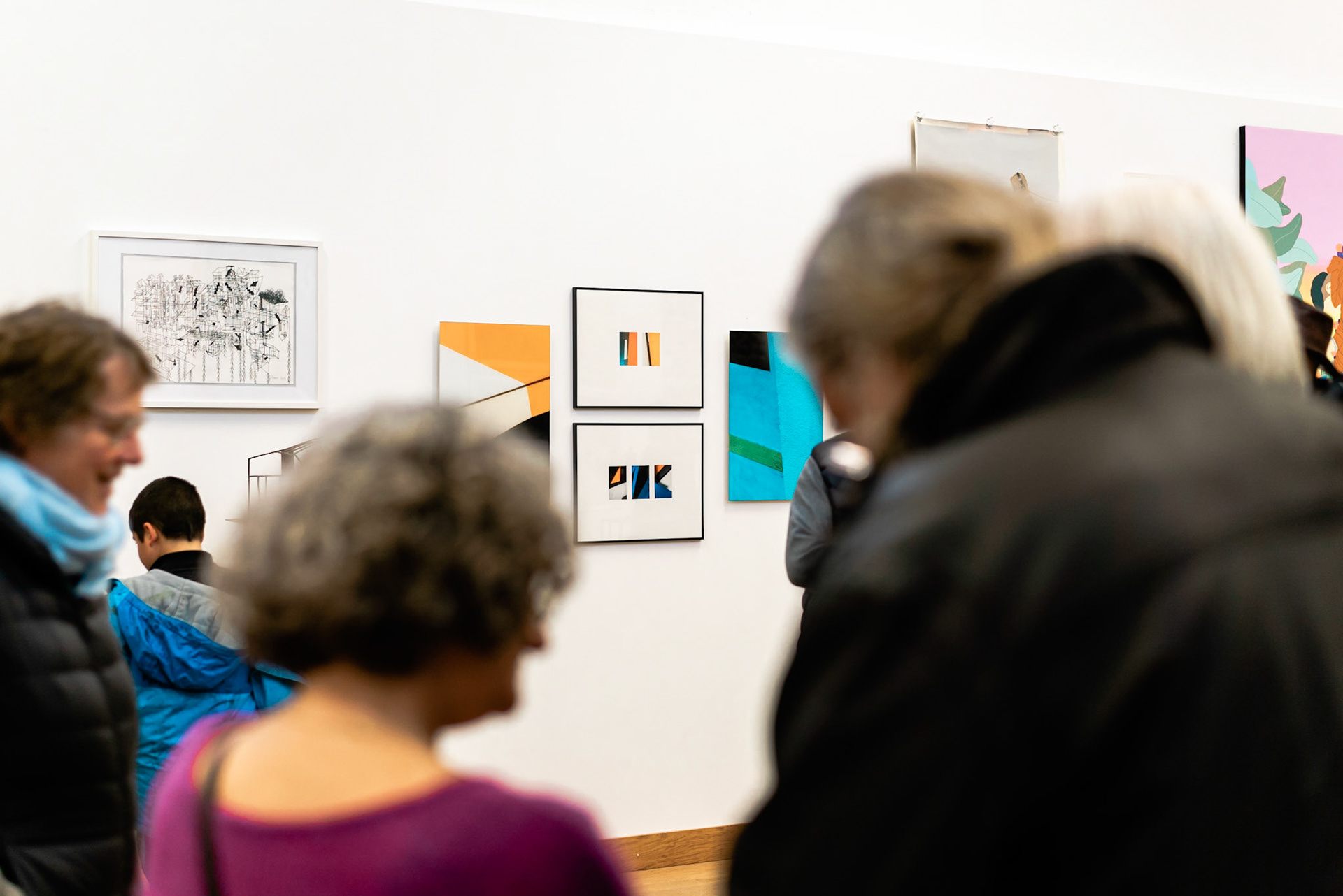 Compositions et figures, Exposition collective Grand Angle, au Centre d'art contemporain de la Chapelle-Clairefontaine à Clairefontaine-en-Yvelines, Mars 2022