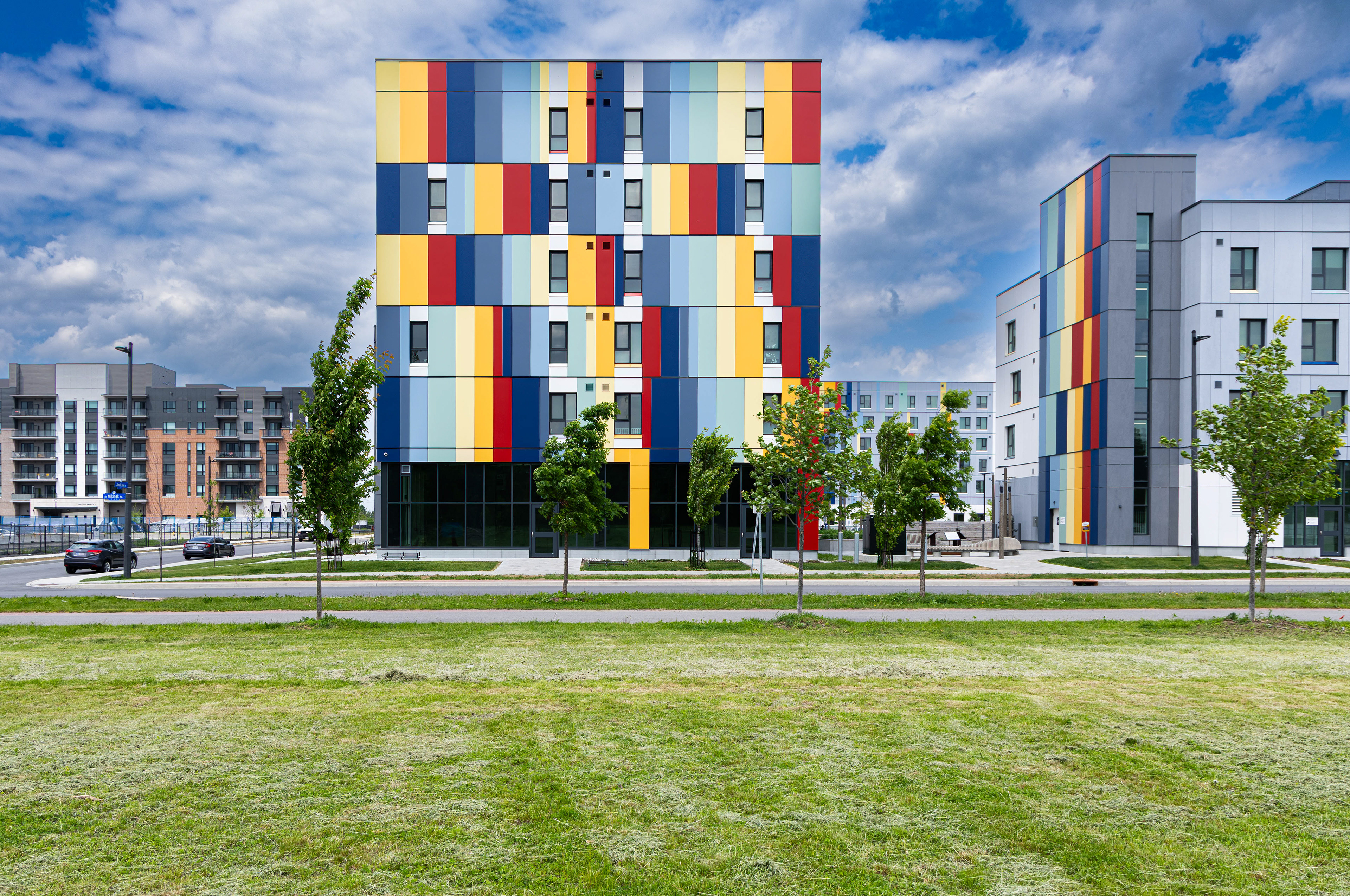 Apartment Complex Architecture Photograph - Thornecliffe Park, Ottawa