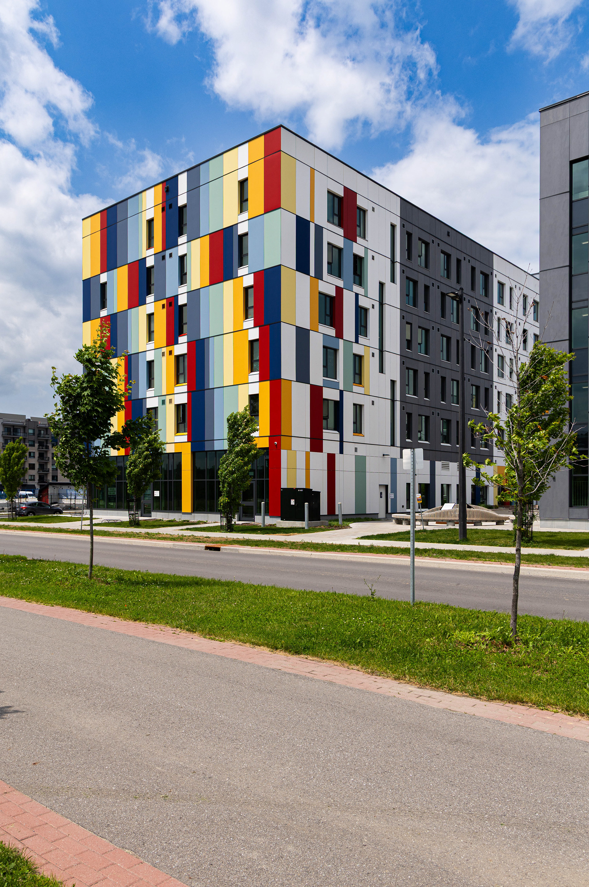 Apartment Complex Architecture Photograph - Thornecliffe Park, Ottawa