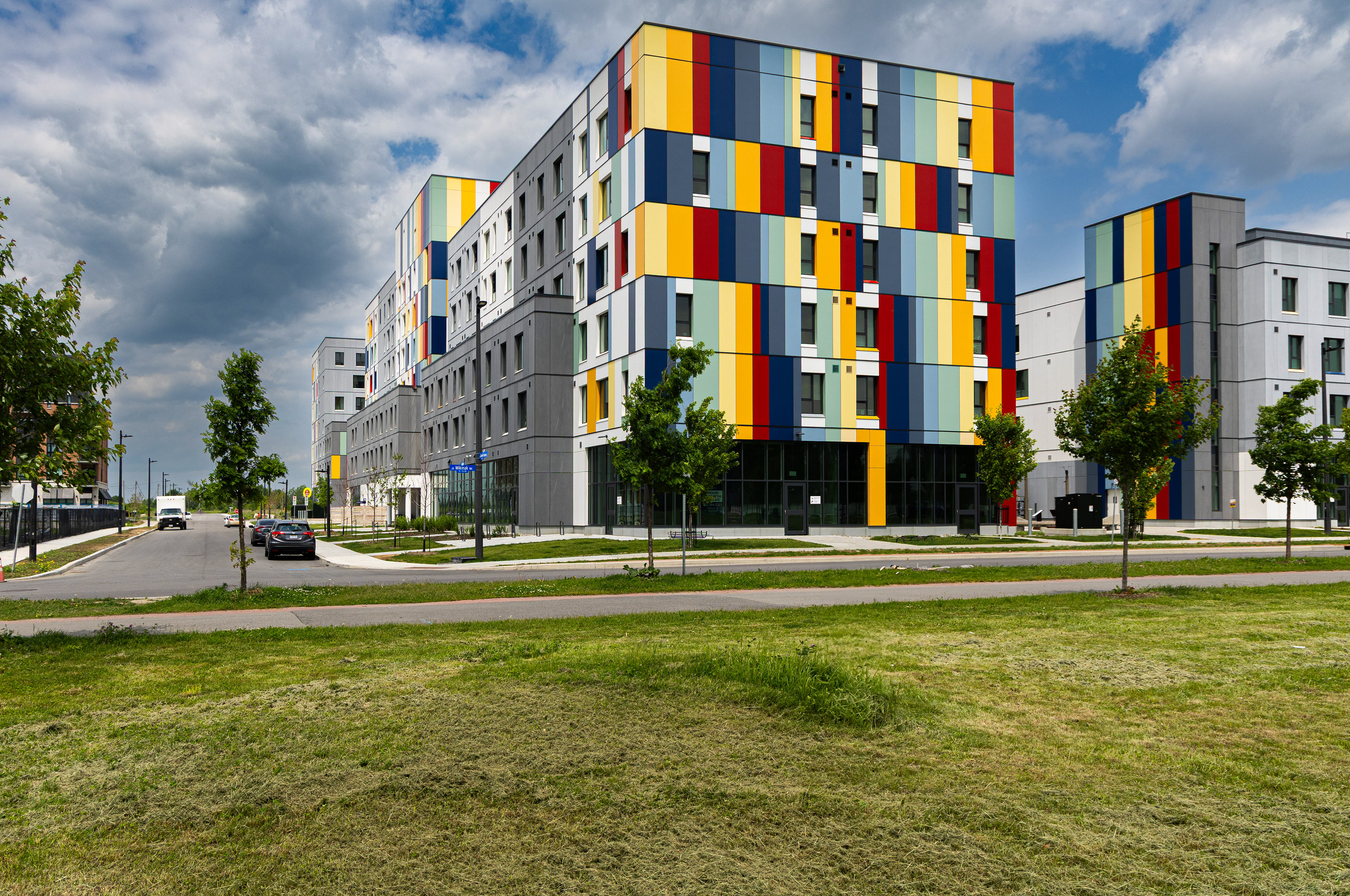 Apartment Complex Architecture Photograph - Thornecliffe Park, Ottawa