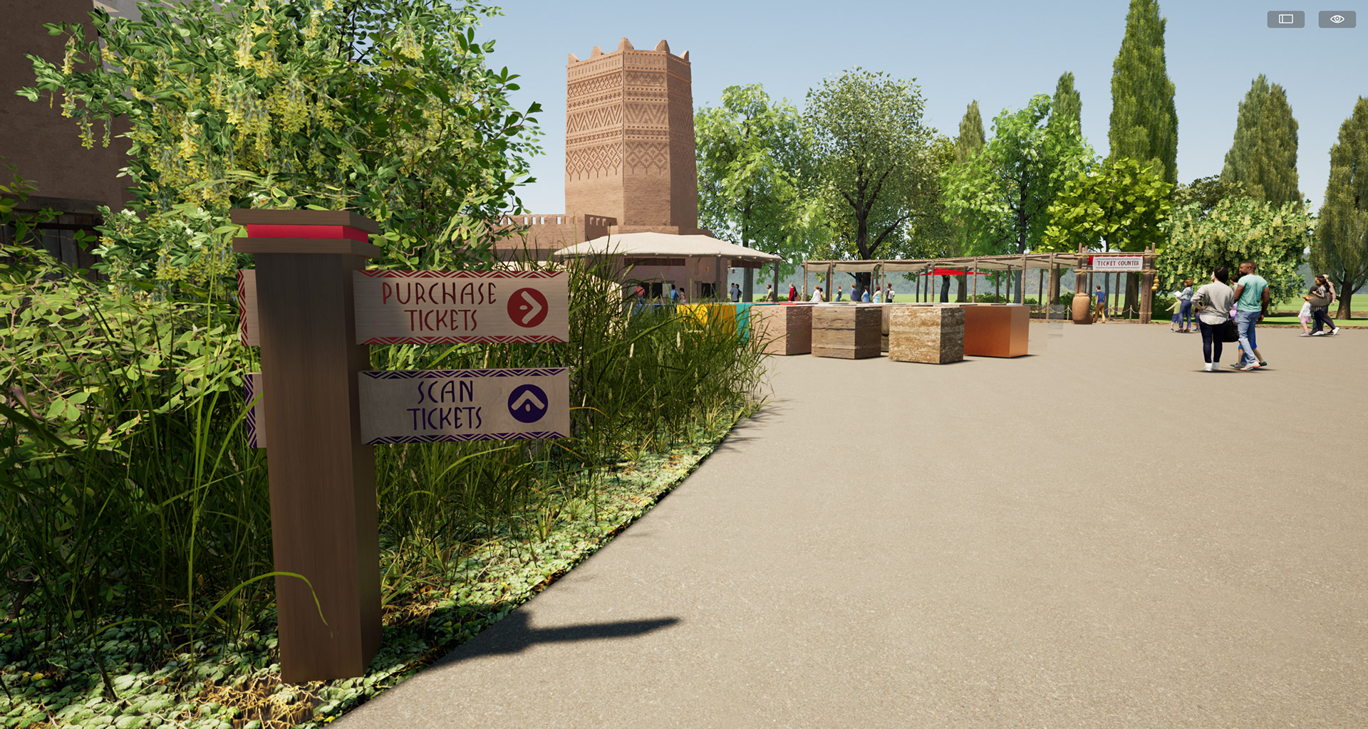 Way finding Render