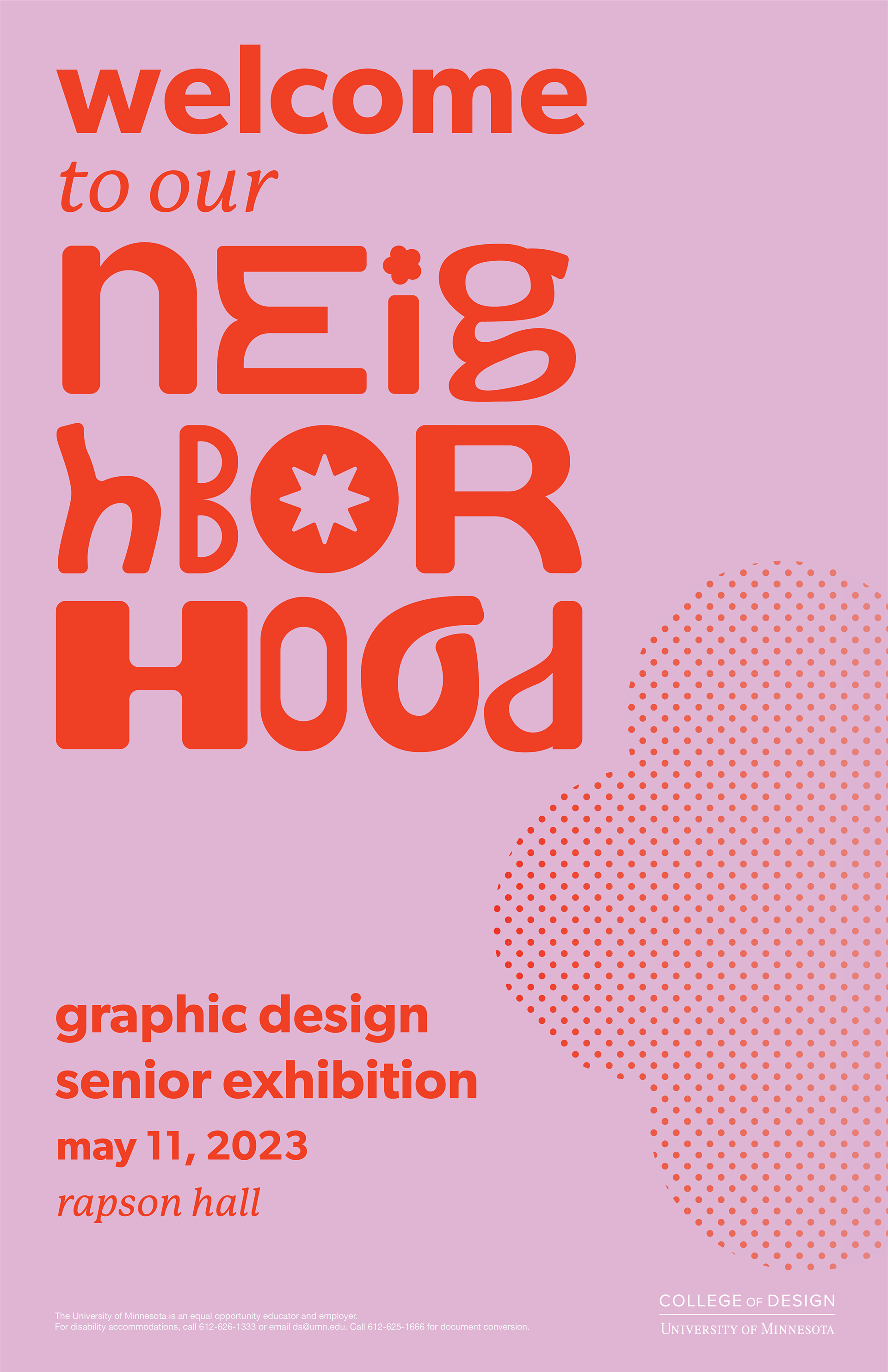 neighborhood poster. 2023.