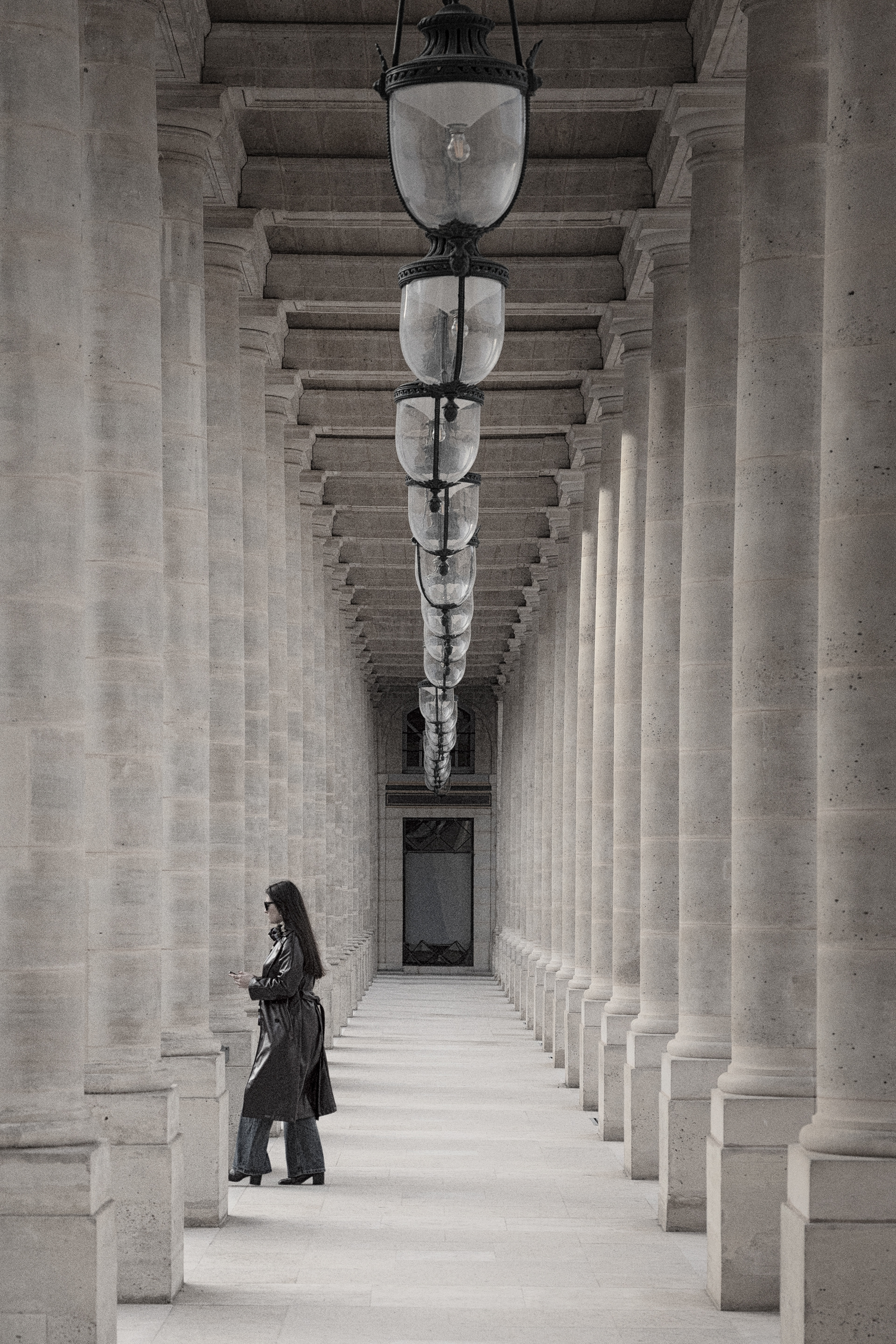 Among the columns of the Palais-Royal. Featured by Pictas and Podium.