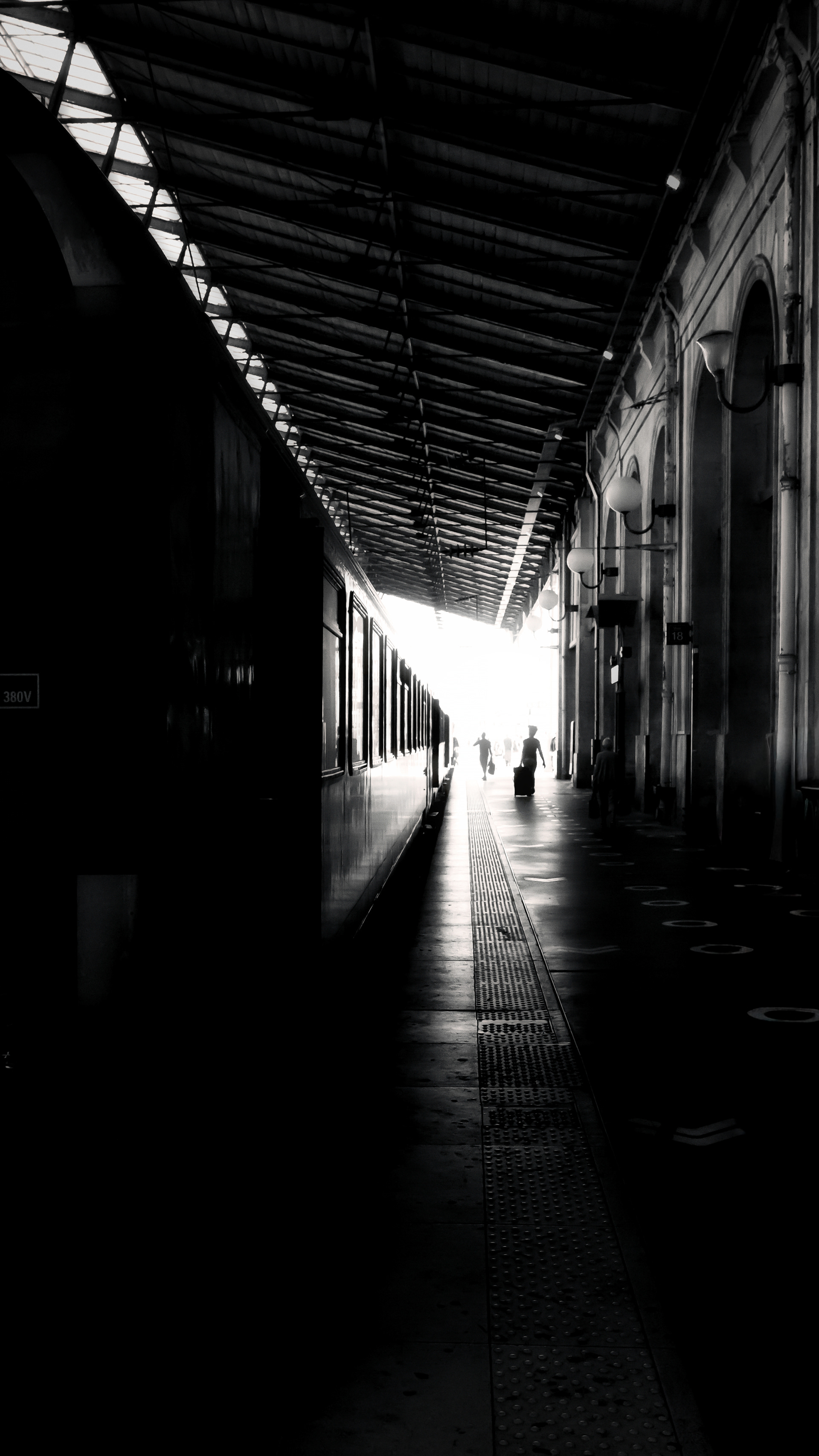 Leaving Gare du Nord into the light. Featured by Monomoods and Snap.
