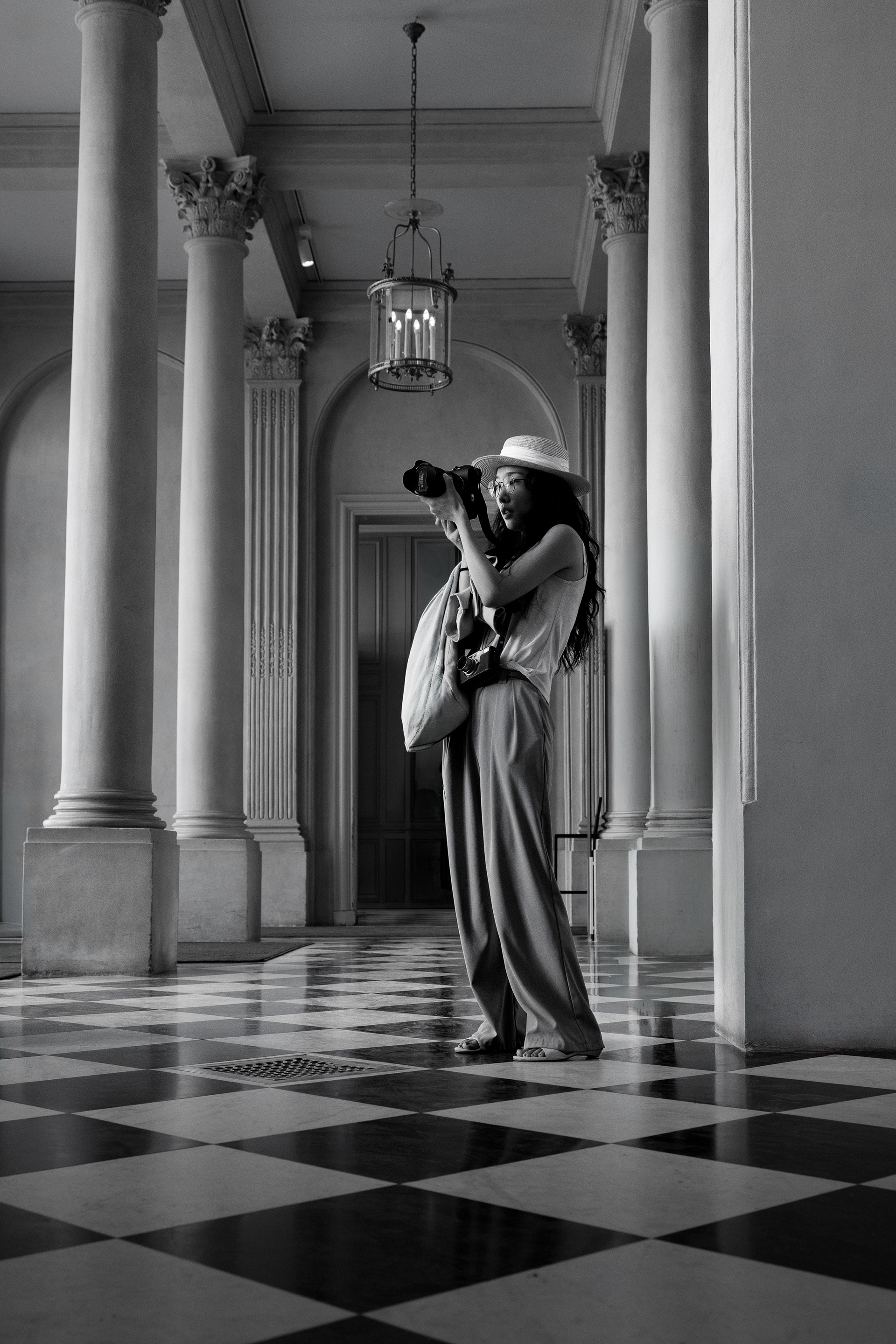 A Certain Elegance. Portrait at the Musée Rodin featured by Fotomasters, Imagehub and Monomoods.