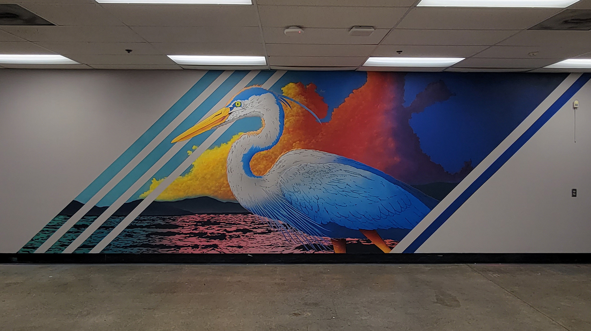 The Elder - 30'x10' Mural for FREDMEYER Scappoose - Spraypaint