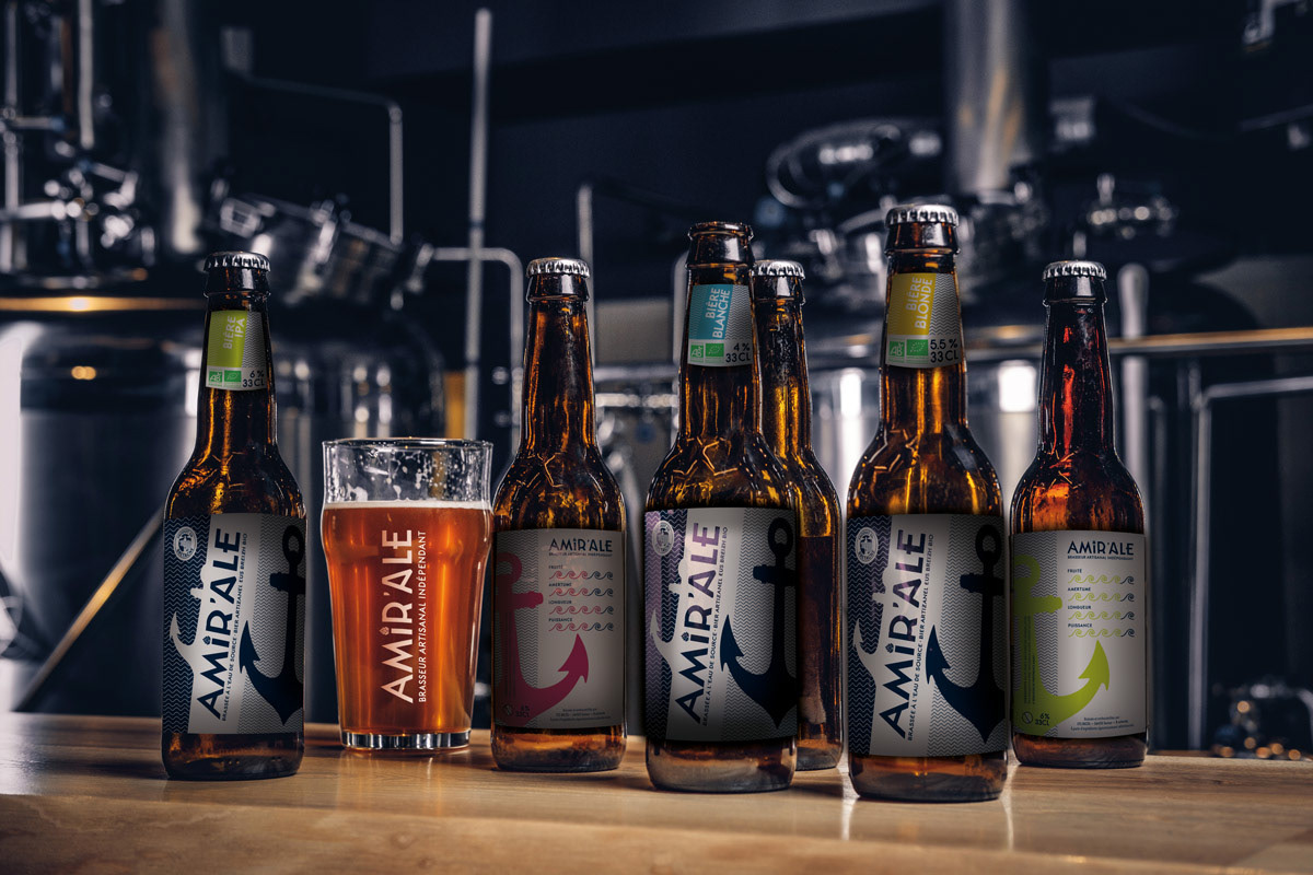 © KP!prod - Rodolphe Paulat Graphiste Vannes / Morbihan • Brasserie AMIR'ALE