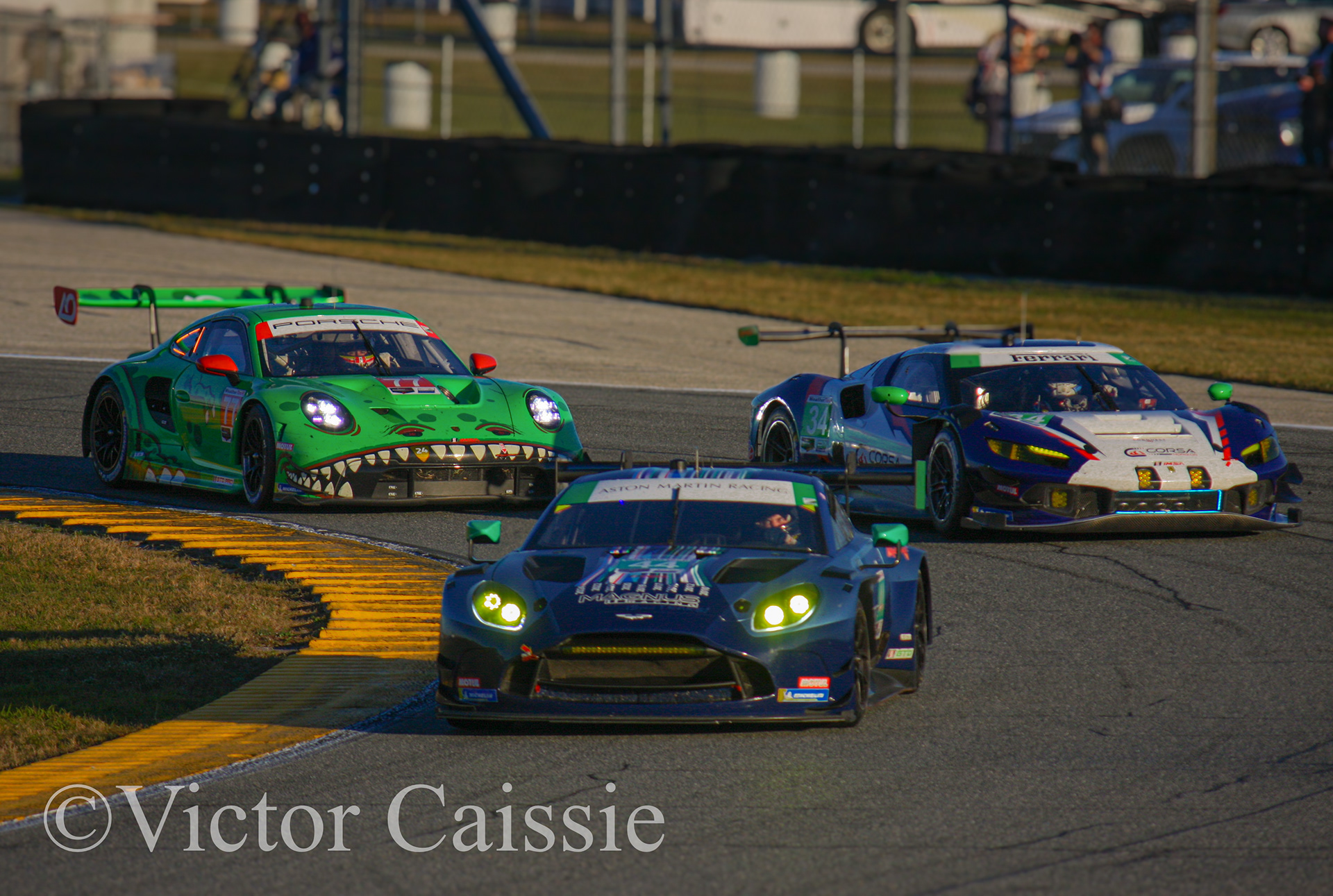 PORSCHE GT3 R, FERRARI 296 GT3 EVO, ASTON MARTIN VANTAGE GT3