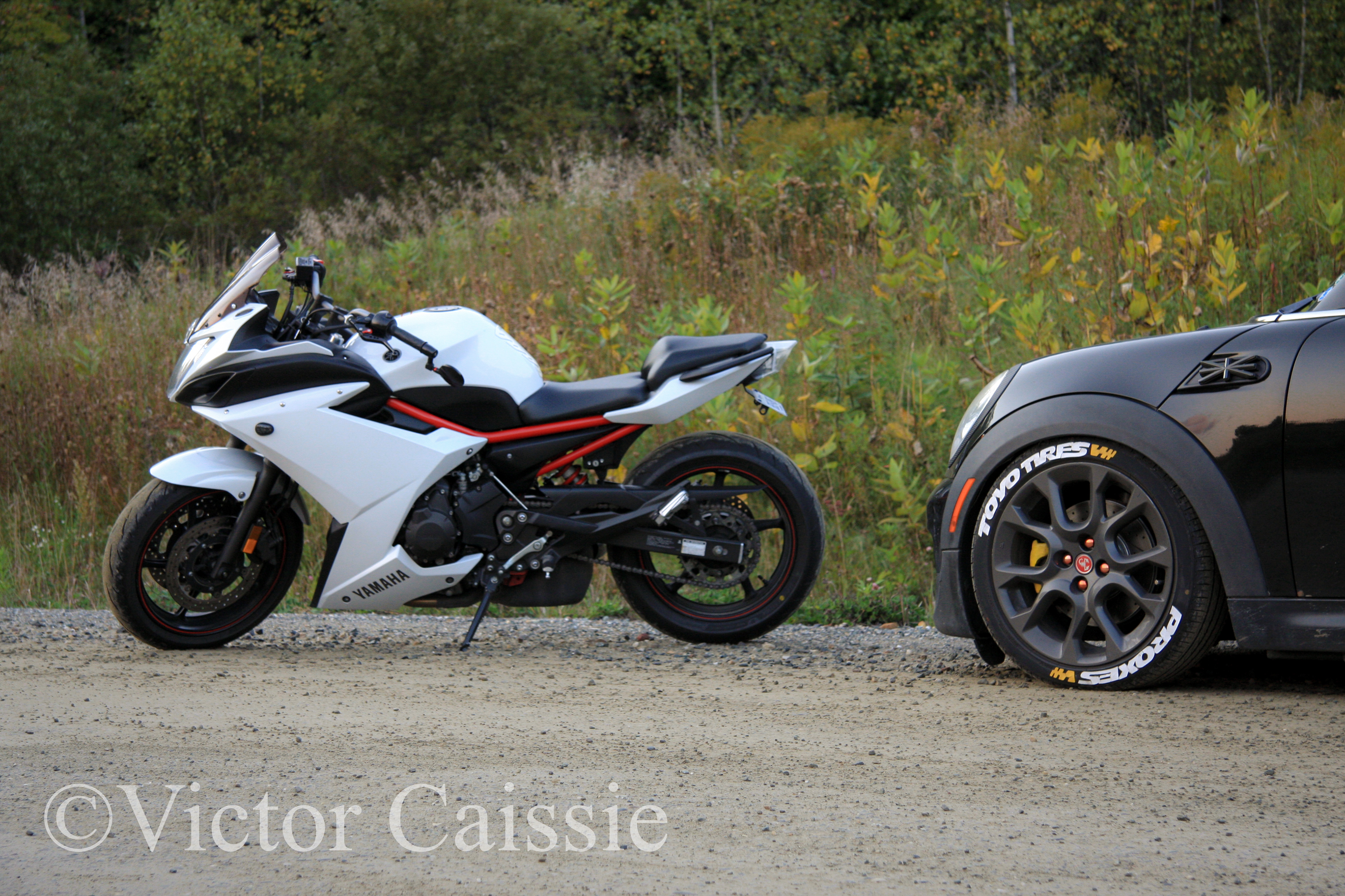 PRIVATE SHOOT, Mini cooper S R56 Modified and Yamaha Fz6r
