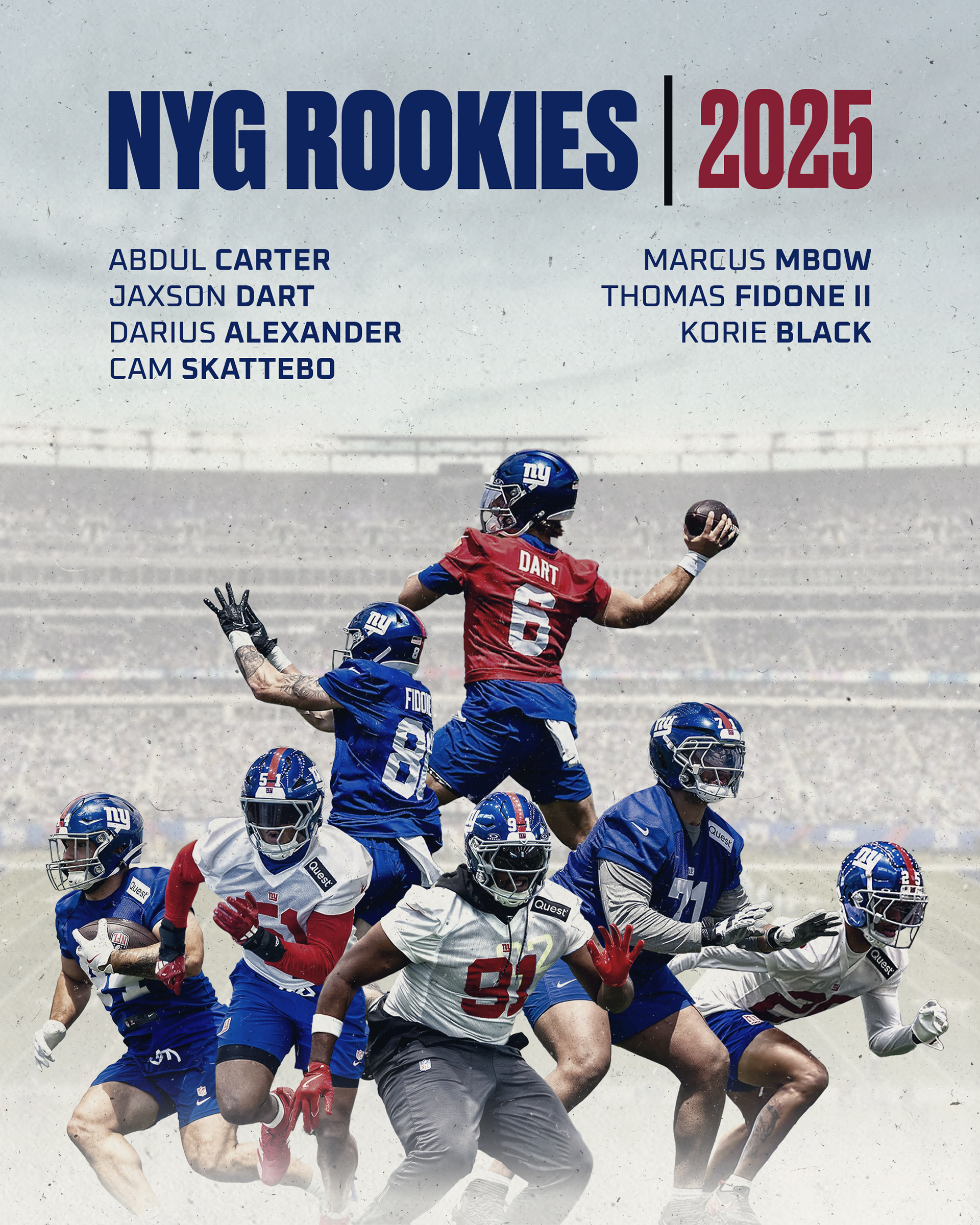 The New York Giants' 2025 NFL Draft class