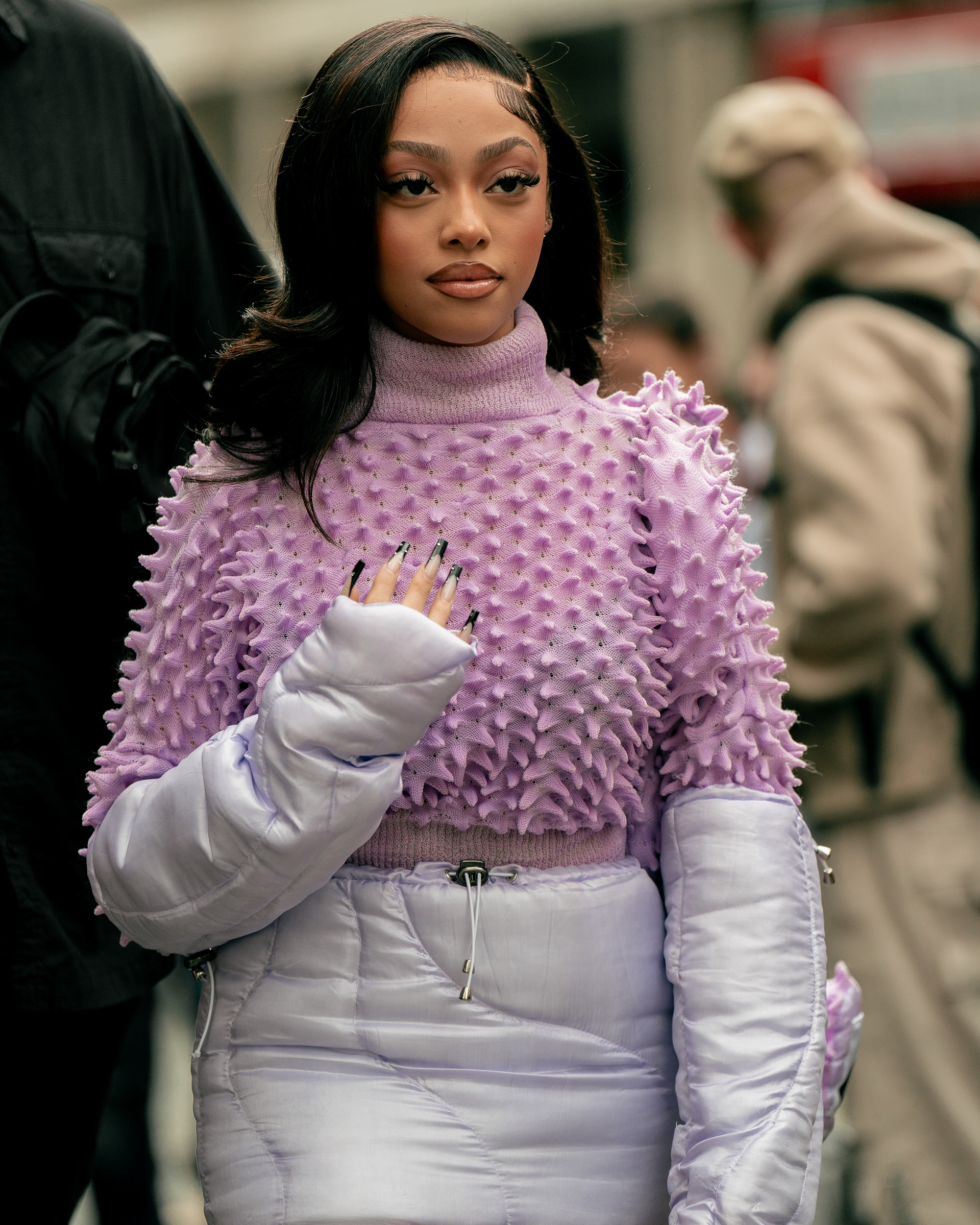 JODIE WOODS AT CHET LO - LONDON FASHION WEEK