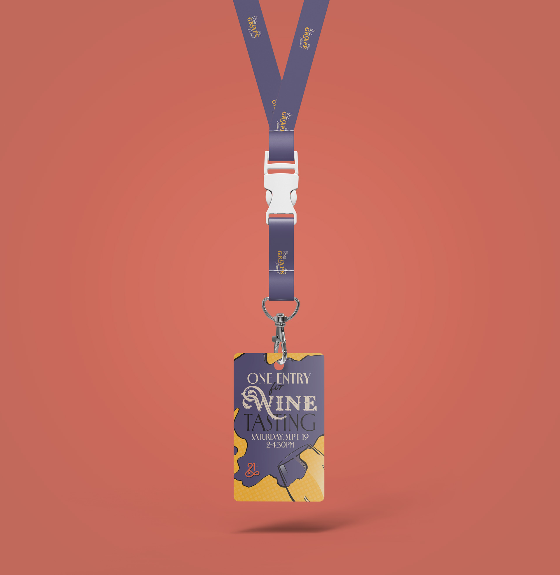 Mockup of Wine Tasting Badge
