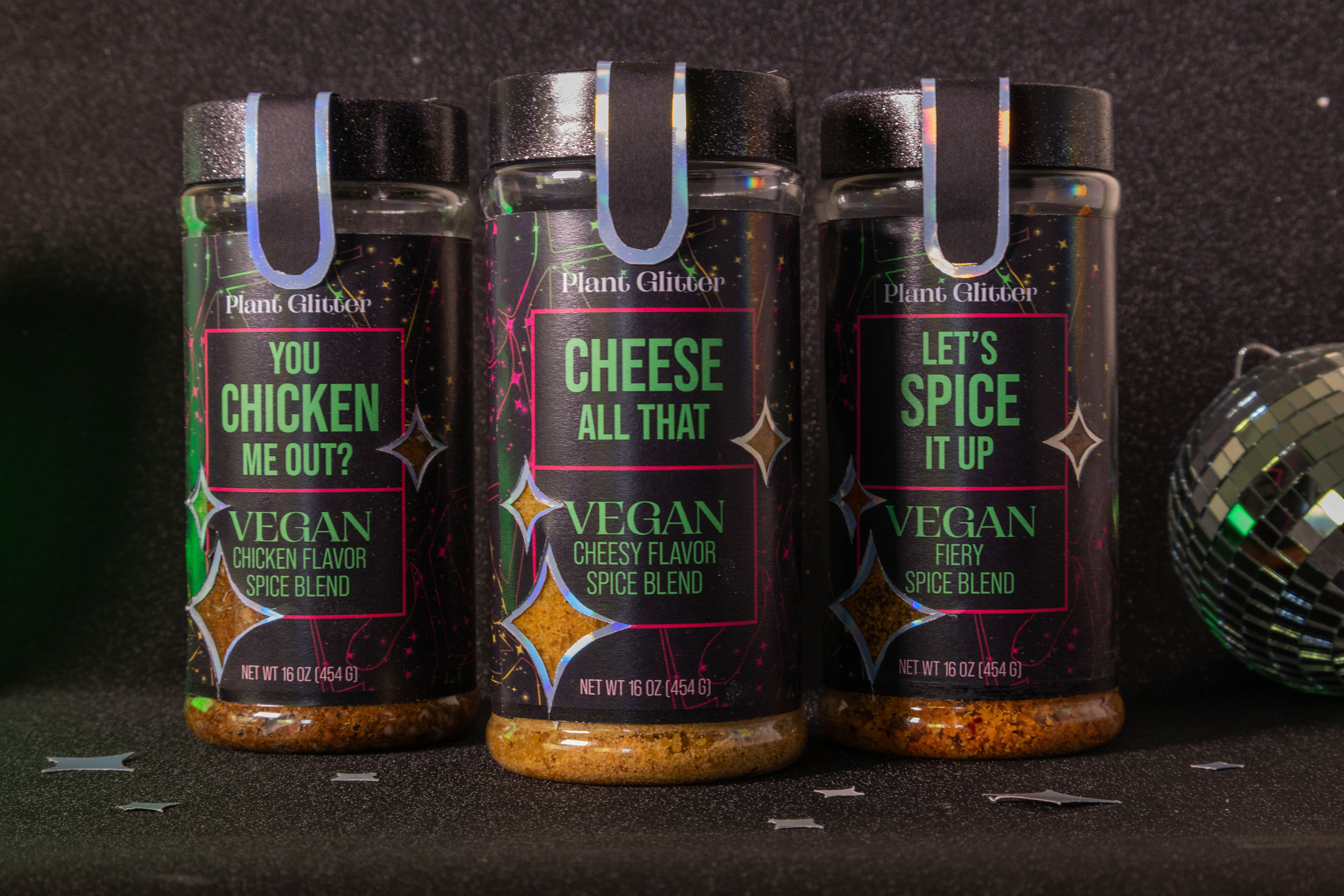 Plant Glitter: Vegan Spice Blends Trio