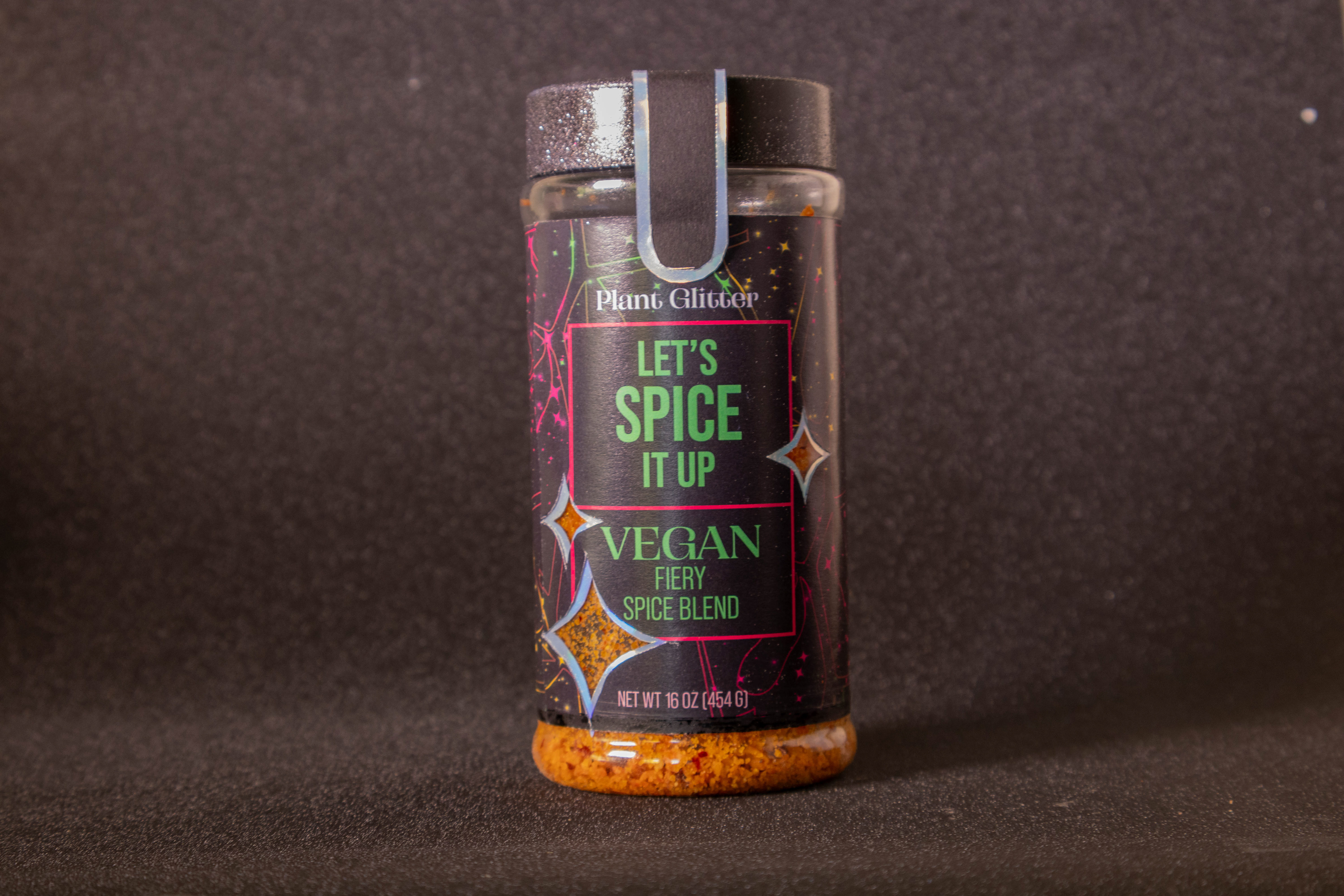 Lets Spice It Up: Vegan Fiery Spice Blend (front)