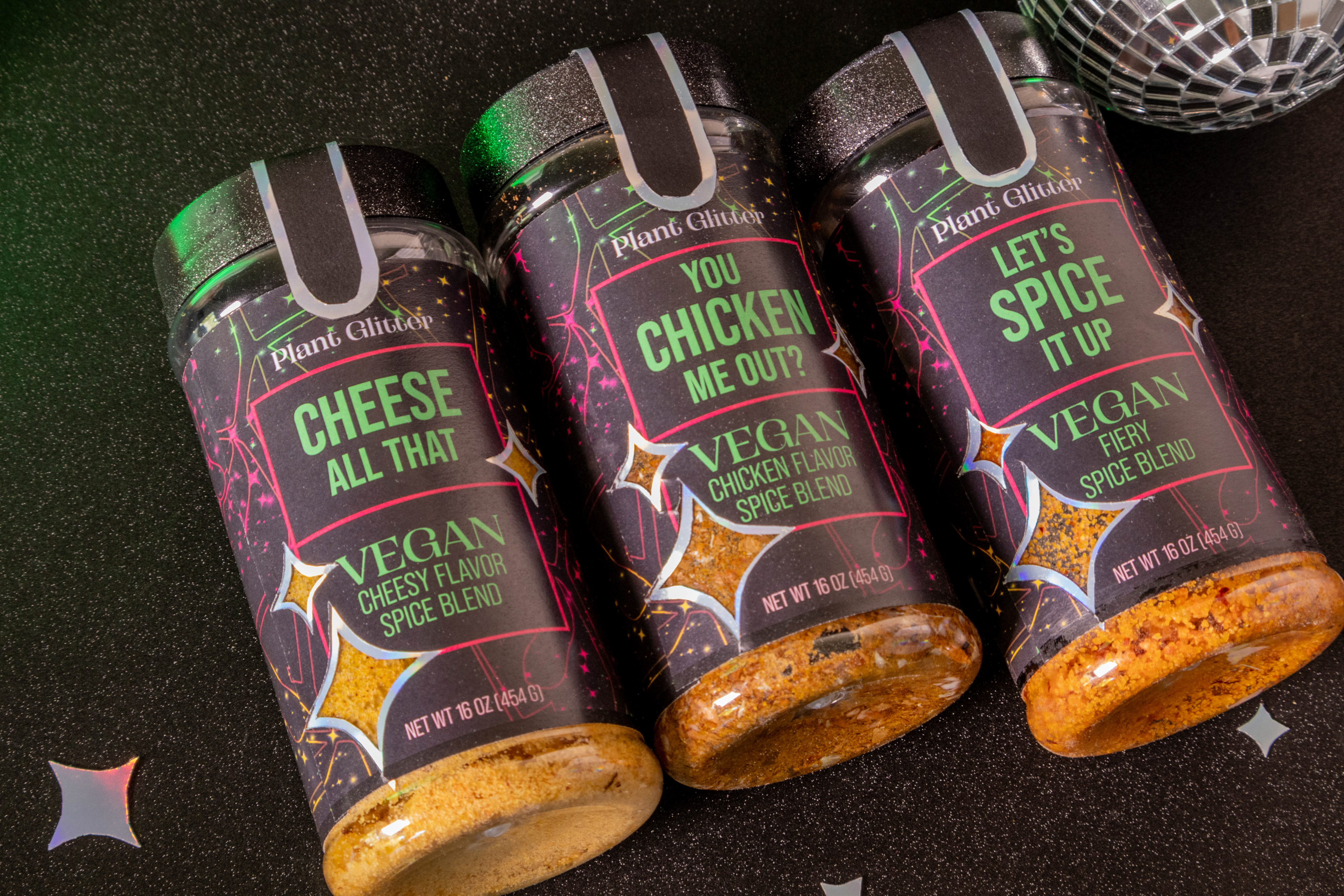 Plant Glitter: Vegan Spice Blends Trio