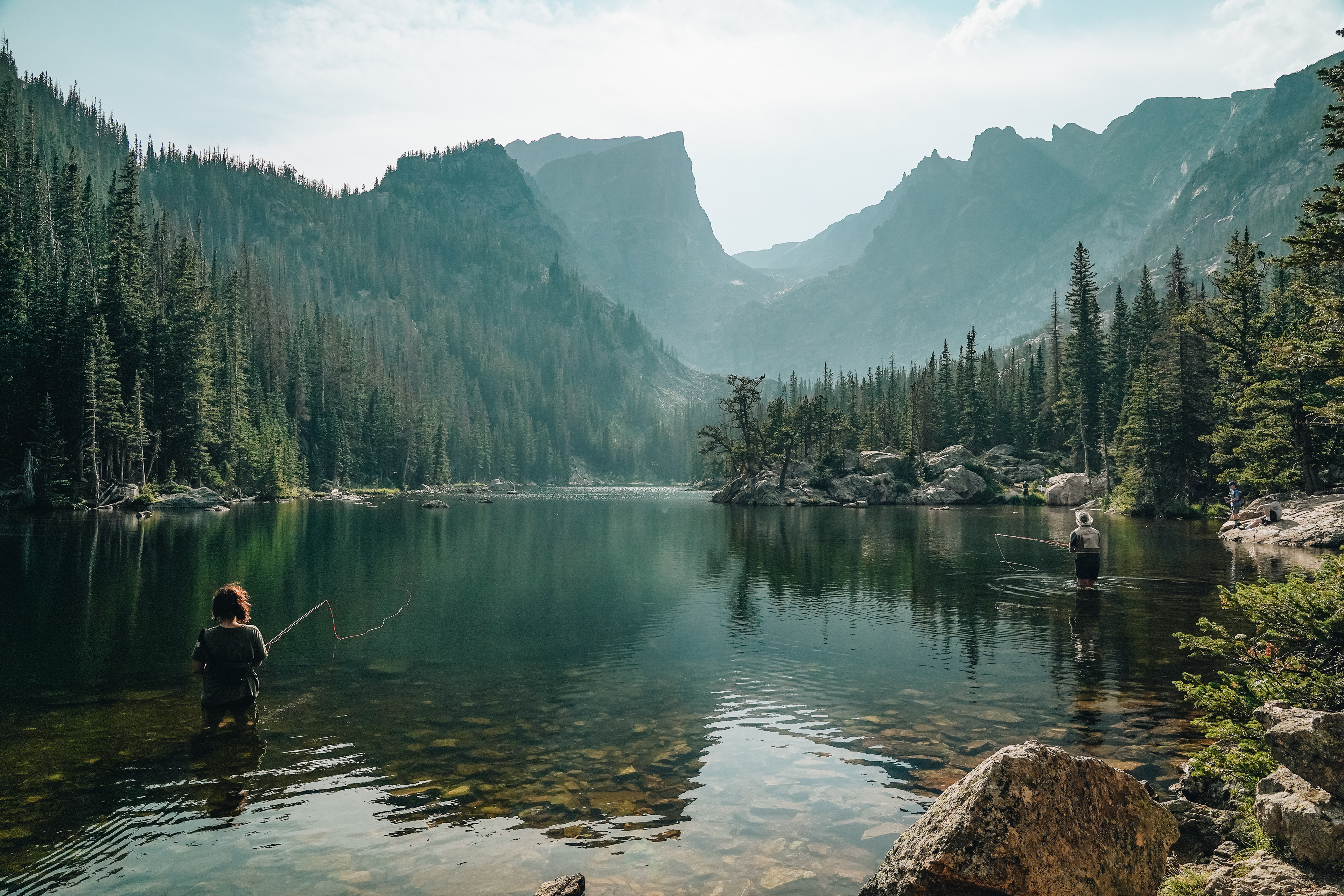 Fly Fishing In Dream Lake