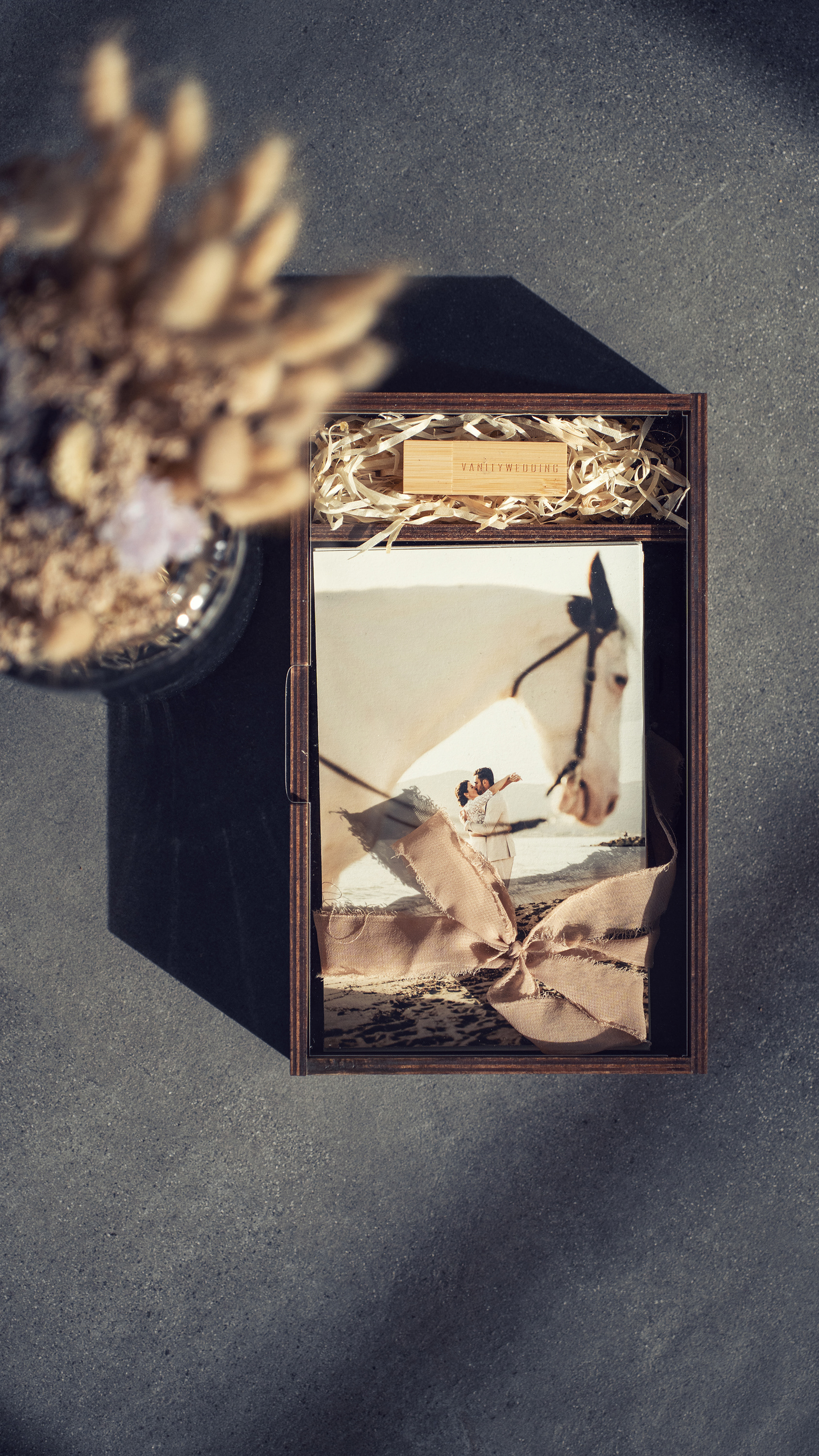 Wooden Photo Box