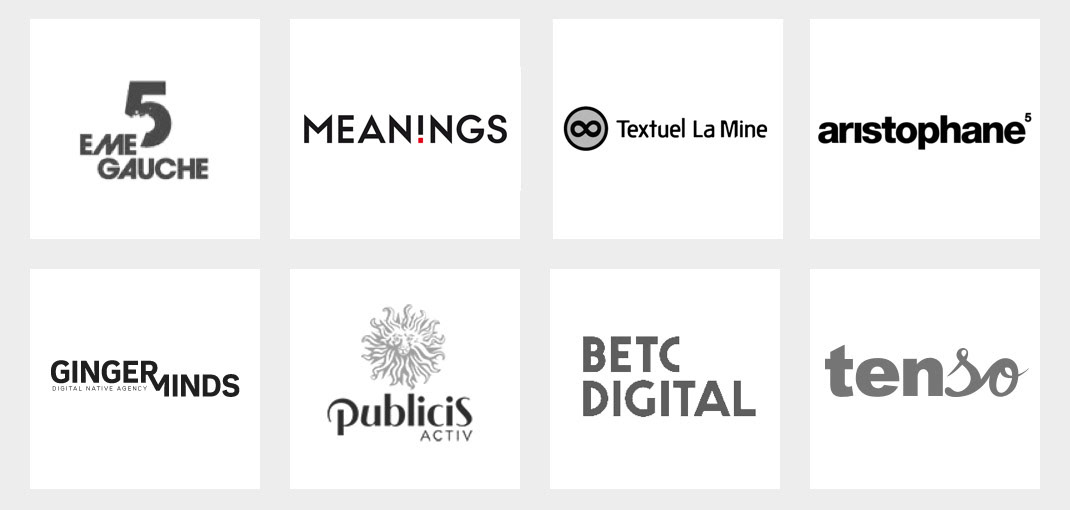 Digital agencies where I used to work