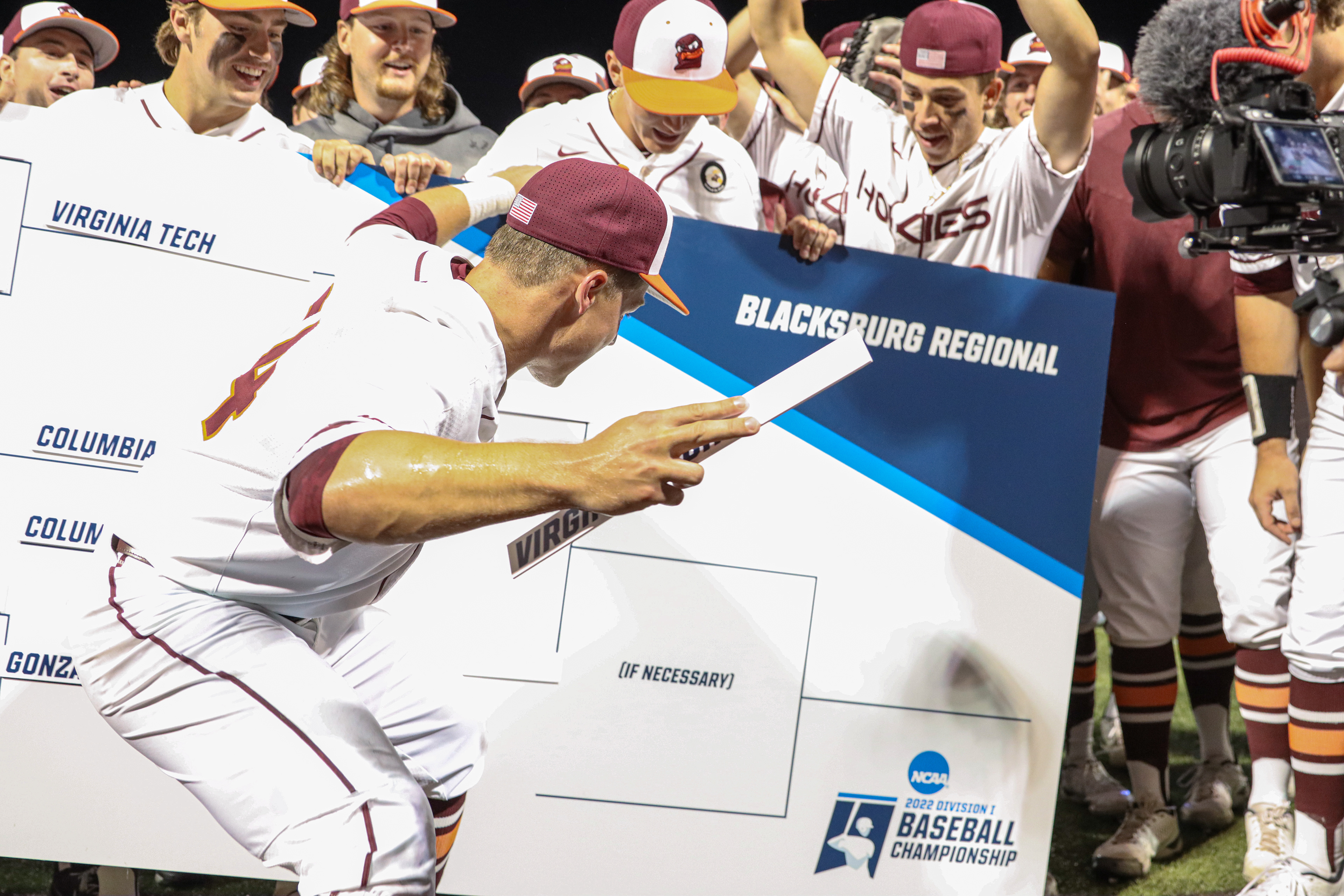 POST-GAME VS COLUMBIA CELEBRATION (GAME 2)