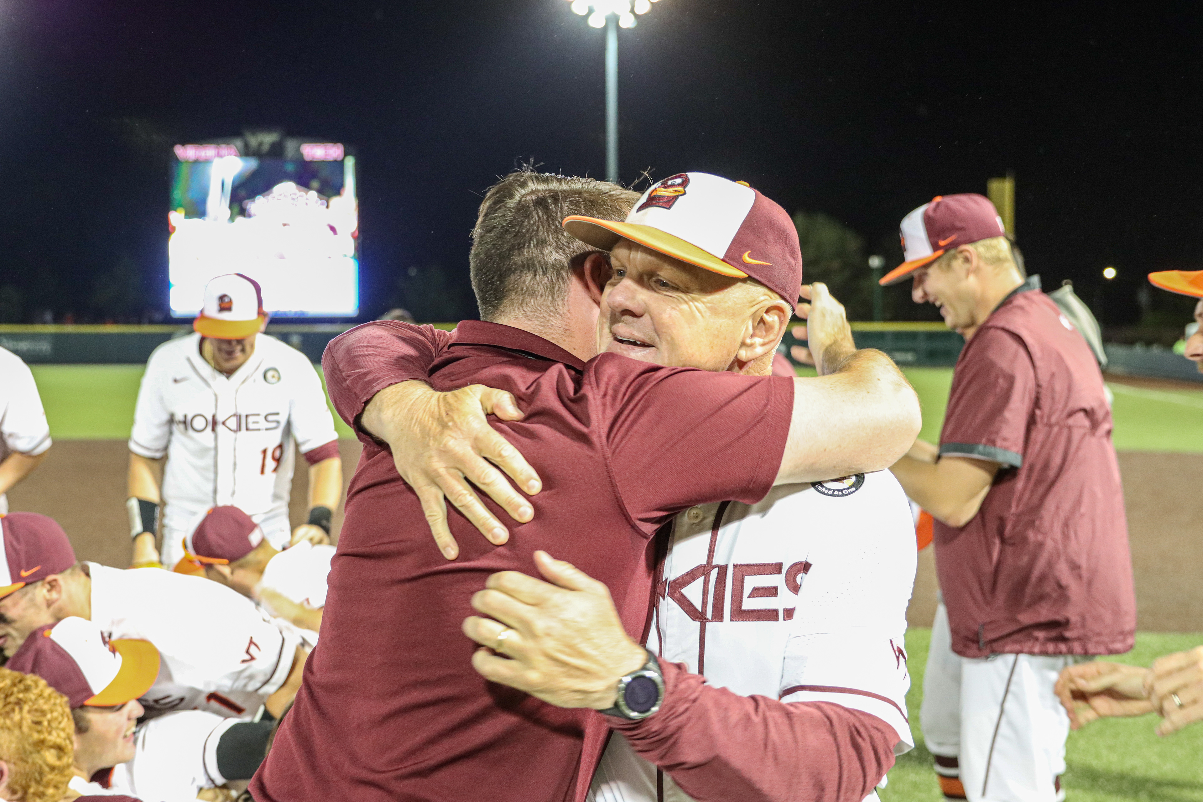 POST-GAME VS COLUMBIA CELEBRATION (GAME 2)