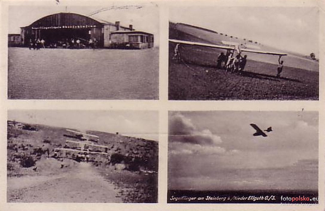 German school for pilots in Ligota Dolna (germ. Nieder Ellgut) before the war.