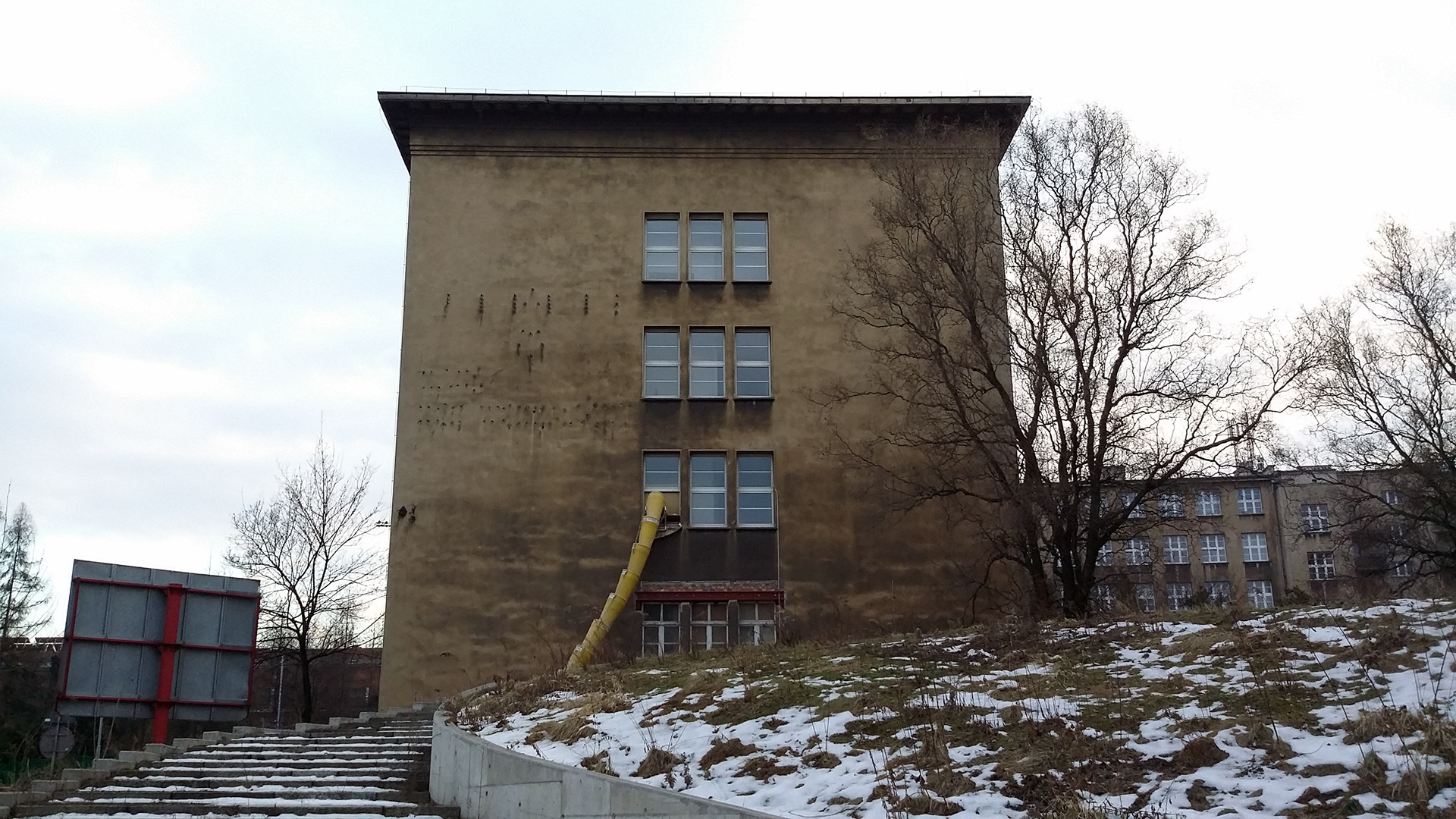 Budynek Seminarium podczas remontu w 2015 r.