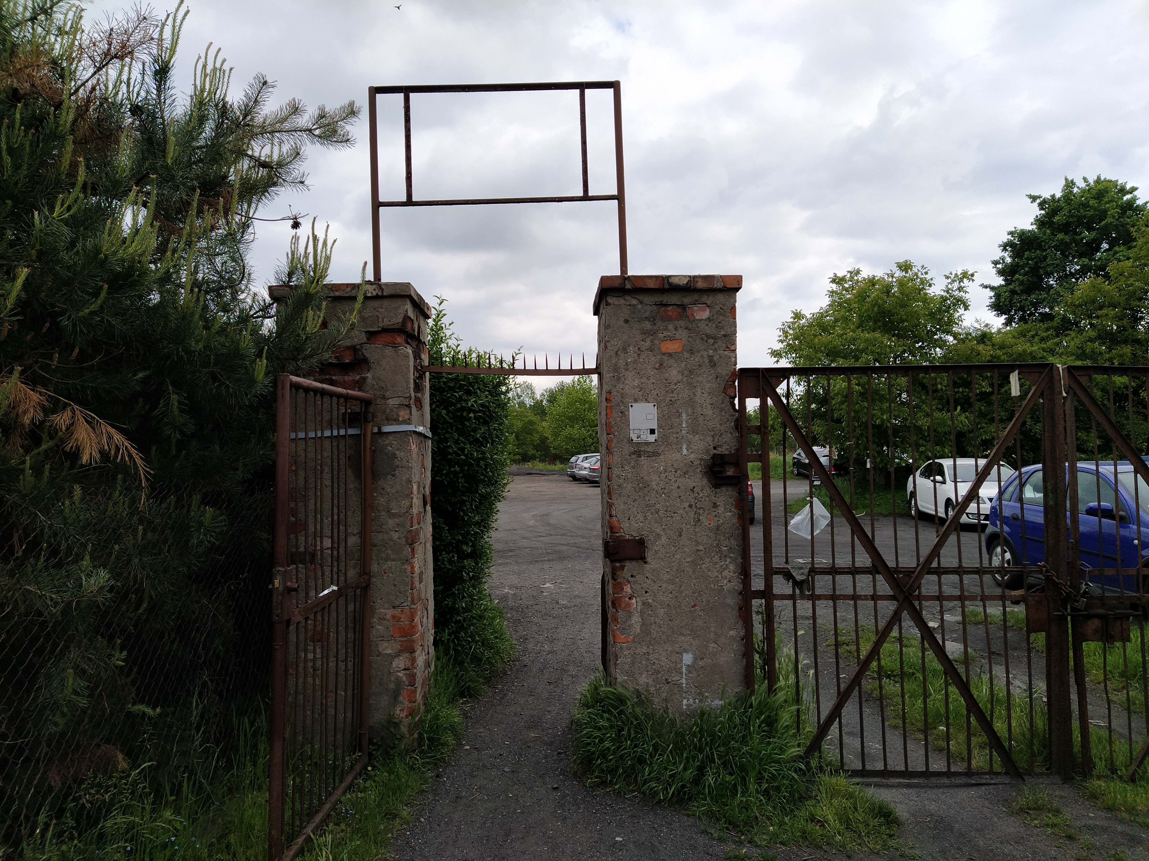 Brama wejściowa na teren ogródków, fot. własna