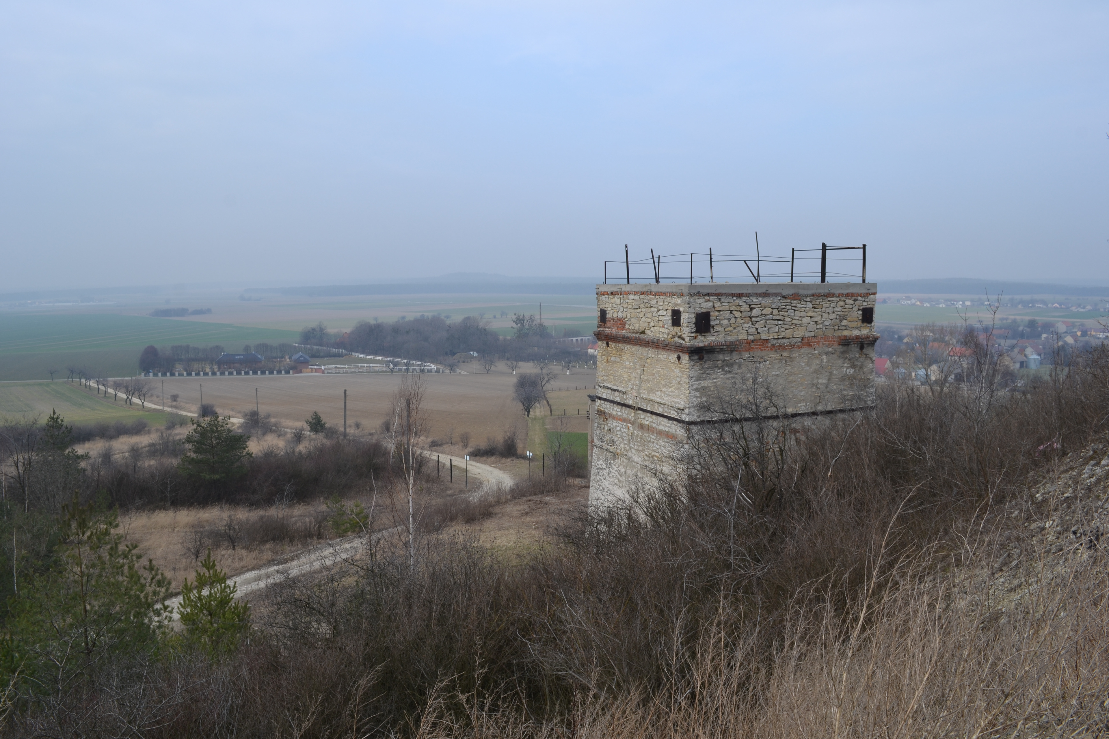 View of Ligota Dolna with the lime kin. 240 million years ago shallow and warm Triassic Sea was right there. 