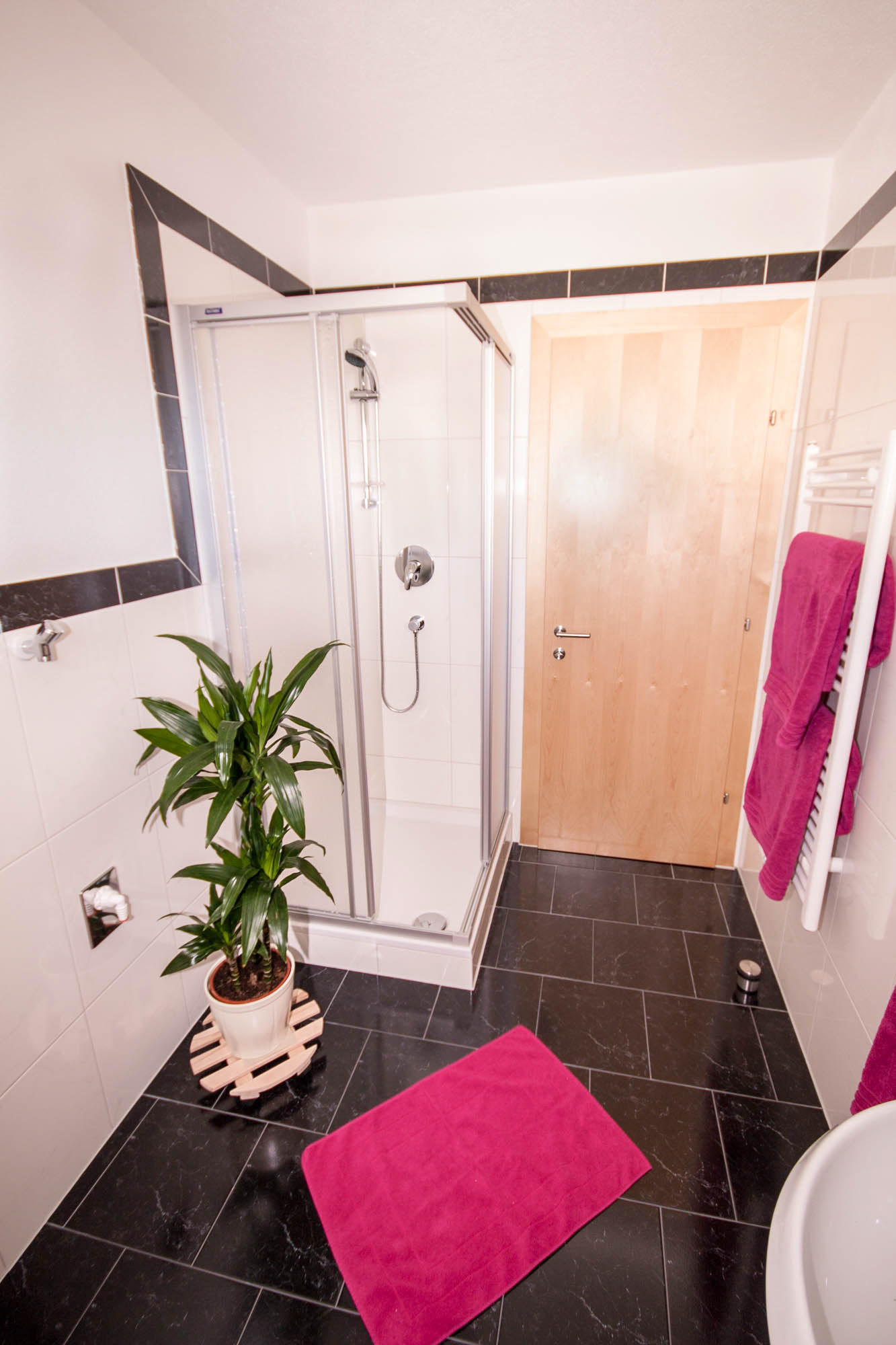 Badezimmer mit Dusche