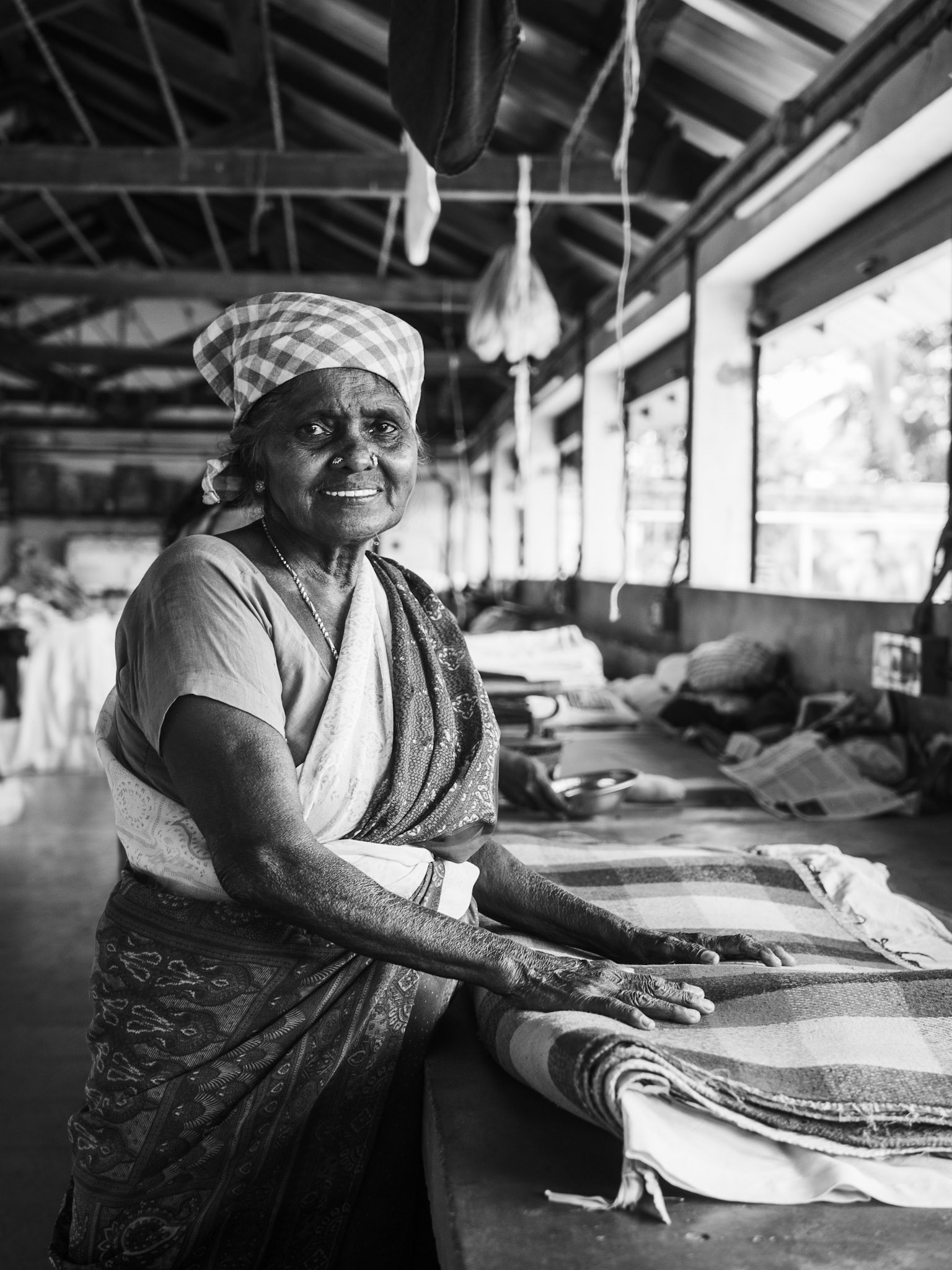 Laundry hall, India 2020